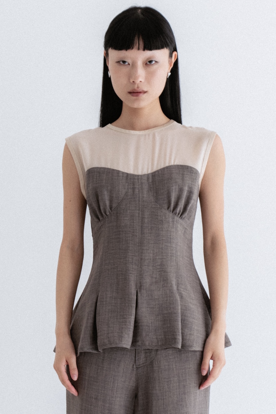 【HONEY MI HONEY】flannel corset tops