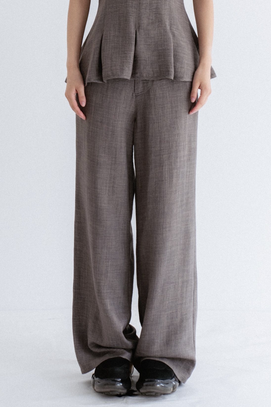 【HONEY MI HONEY】flannel waist lace pants