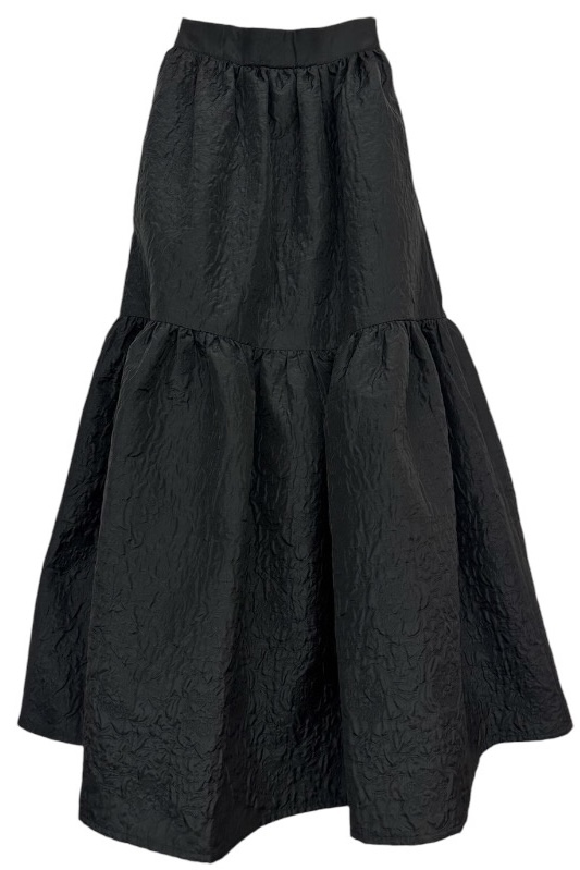 two-way jacquard tiered one-piece
