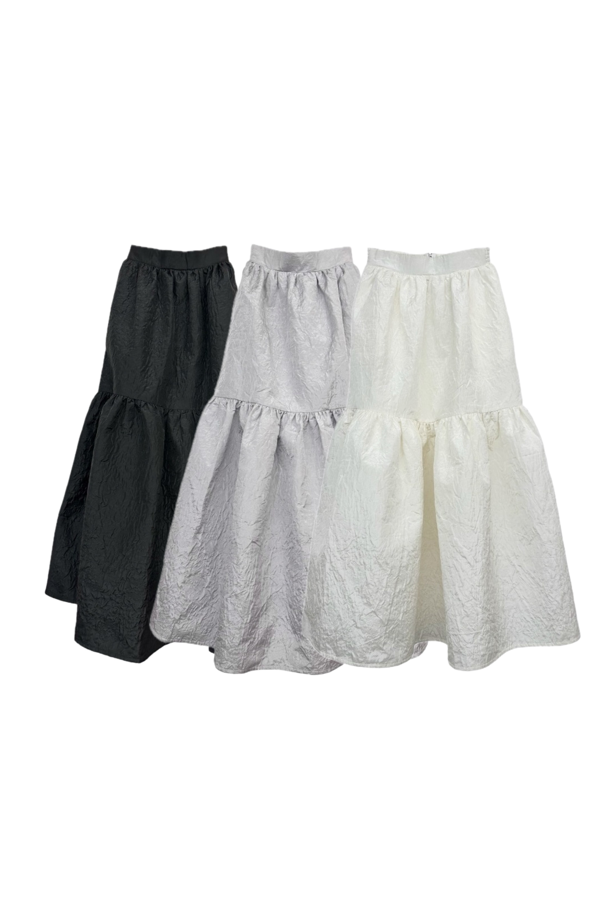 two-way jacquard tiered one-piece