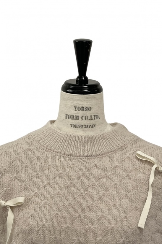 ハニーミーハニー♡16AWリボンニット ribbon A line knit tops