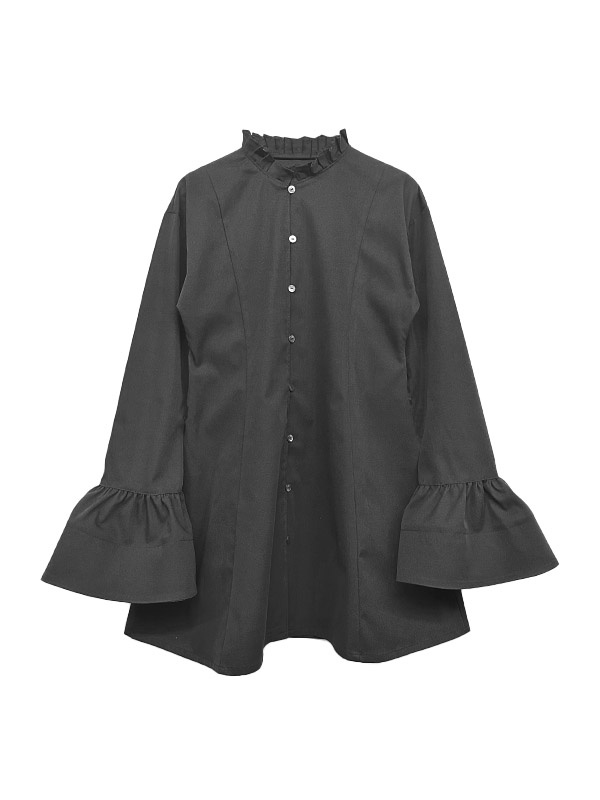 【HONEY MI HONEY】A line blouse one-piece