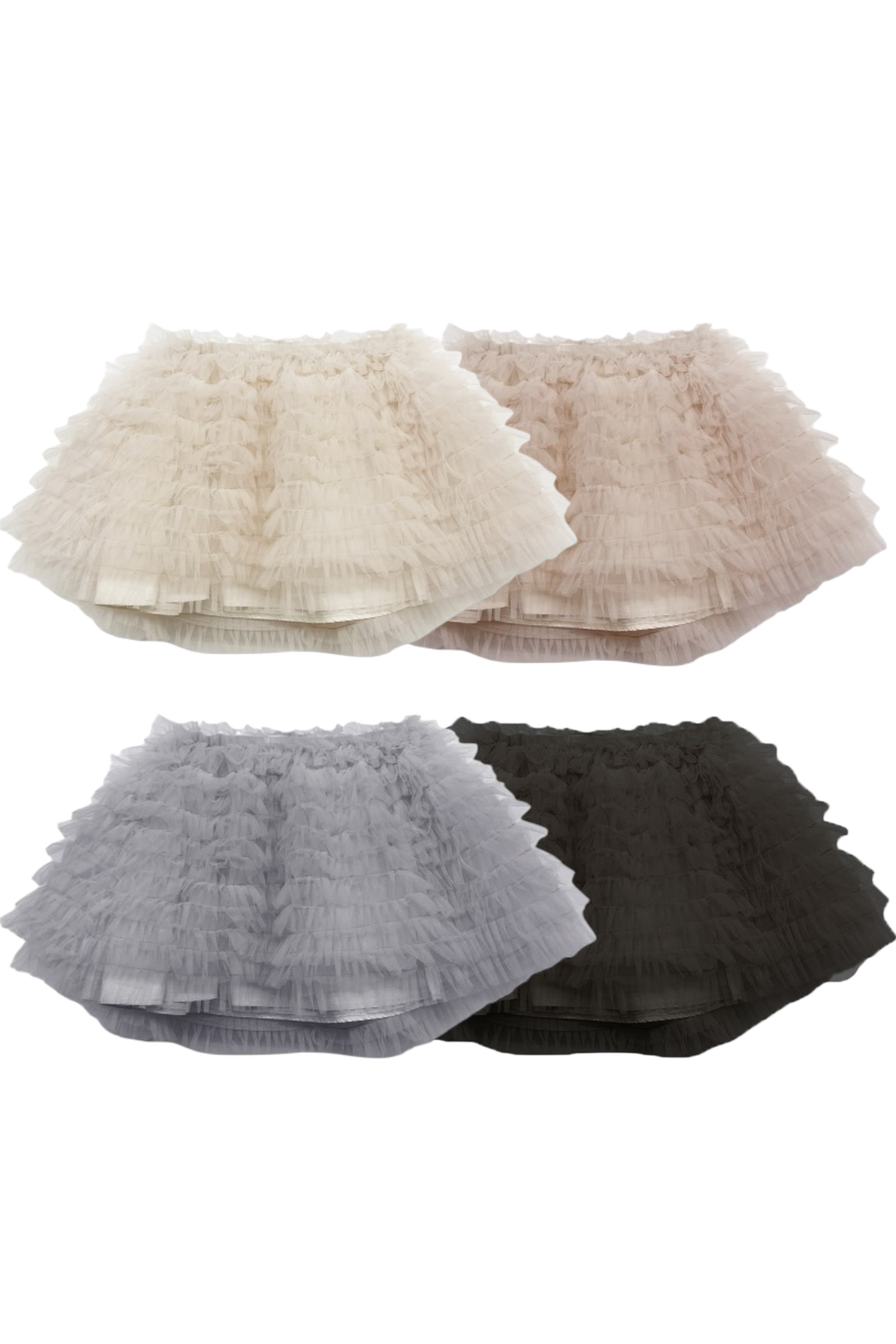 HONEY MI HONEY ボリュームたっぷりのチュール3WAYスカート