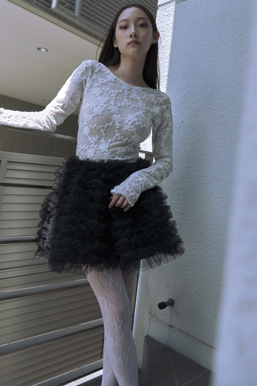 HONEY MI HONEY ボリュームたっぷりのチュール3WAYスカート