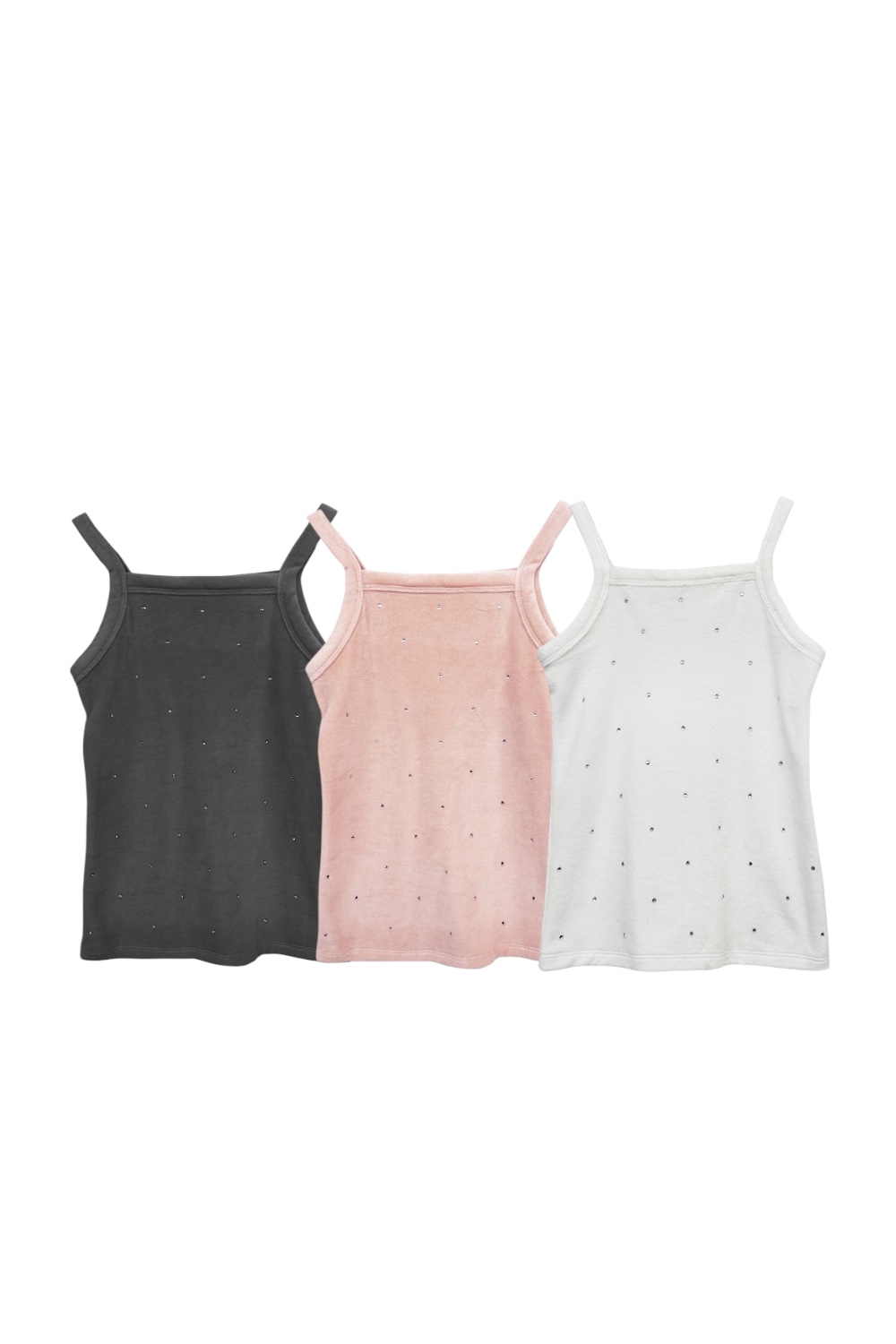 velour rhinestone tank top