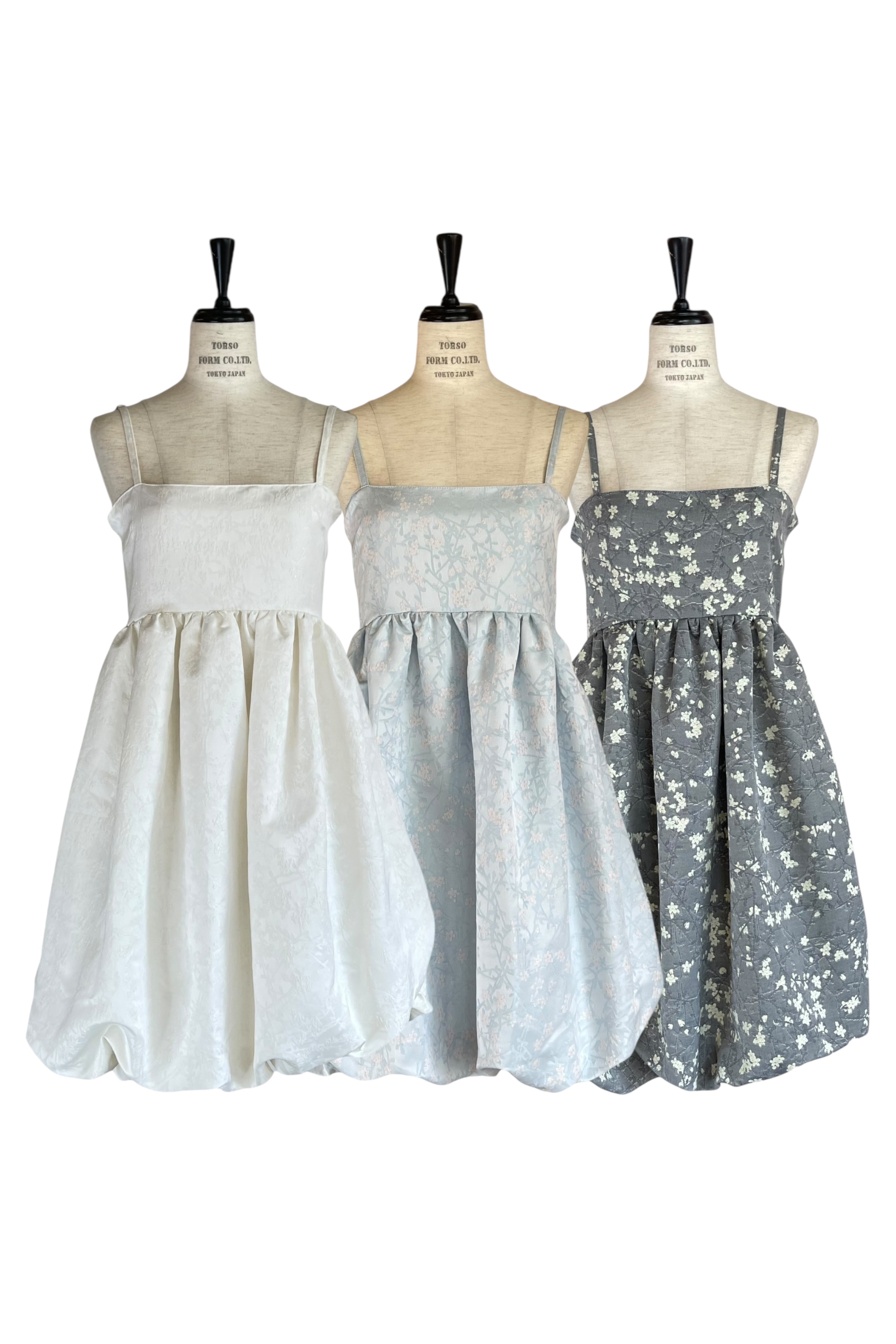 【H.jelly Honey】キャミワンピ HONEY MI HONEY｜バルーンジャガードキャミソールミニワンピース｜特別