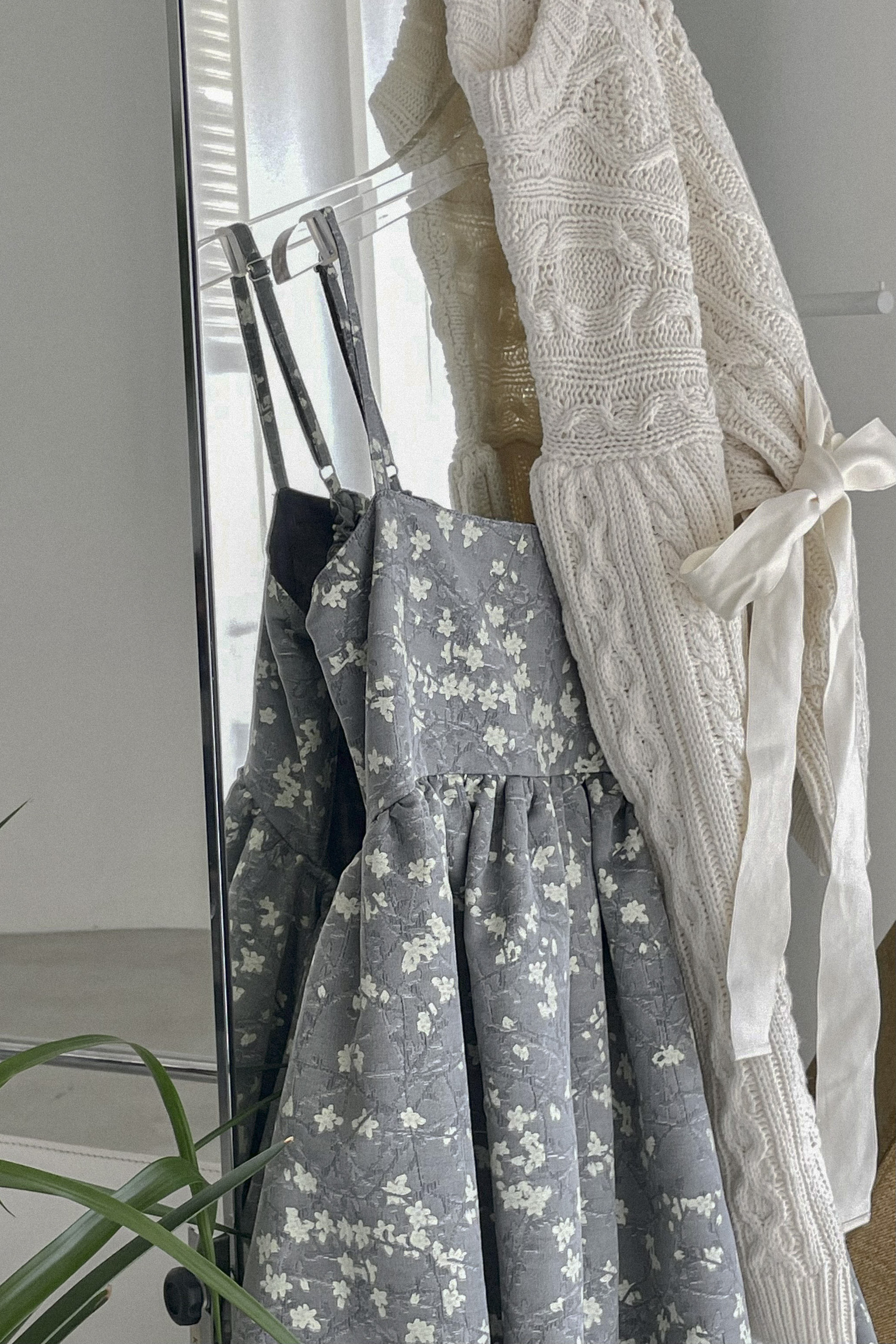 HONEY MI HONEY｜バルーンジャガードキャミソールミニワンピース｜特別