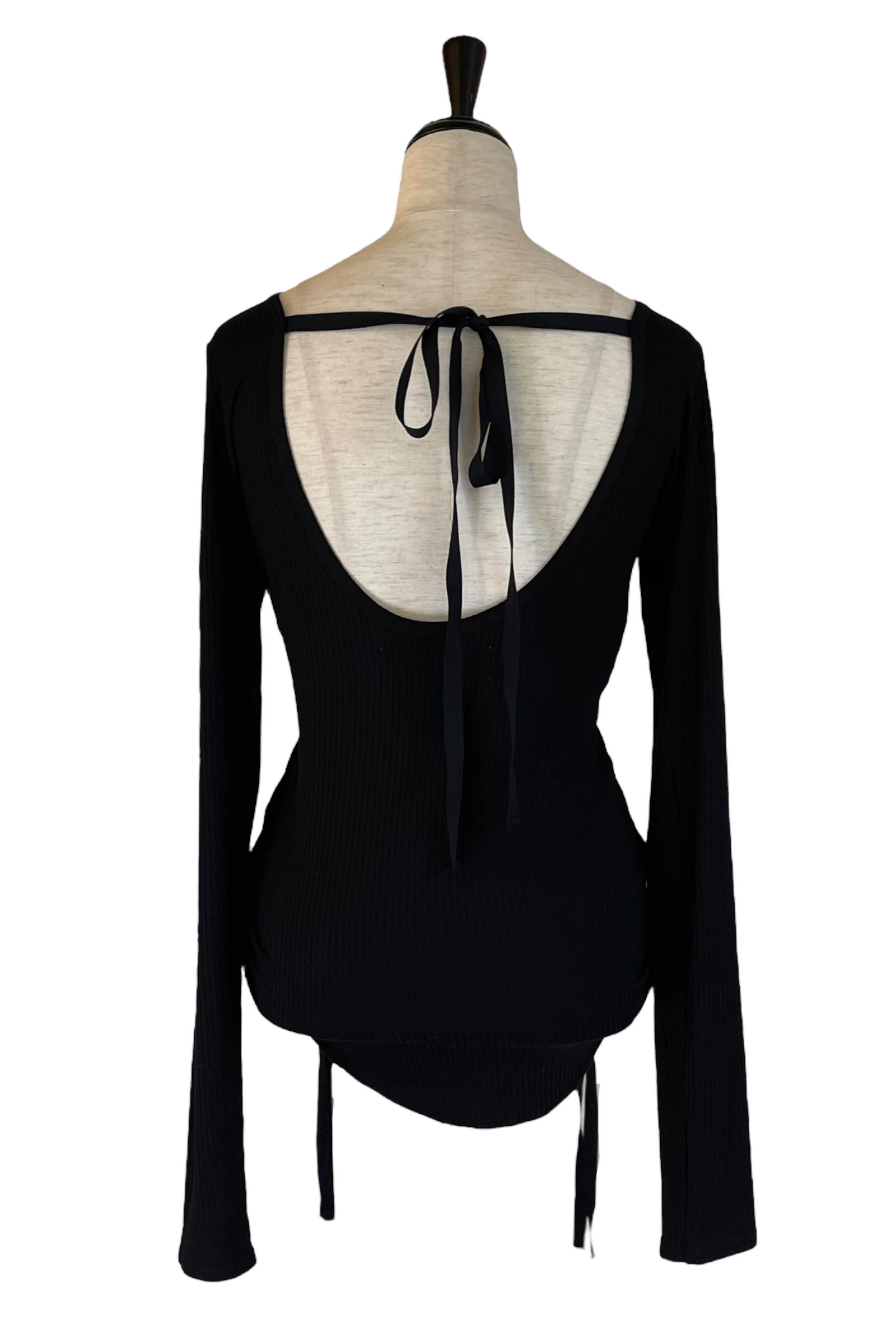 ハニーミーハニー バックリボントップス rib ribbon halter tops | HONEY MI HONEY