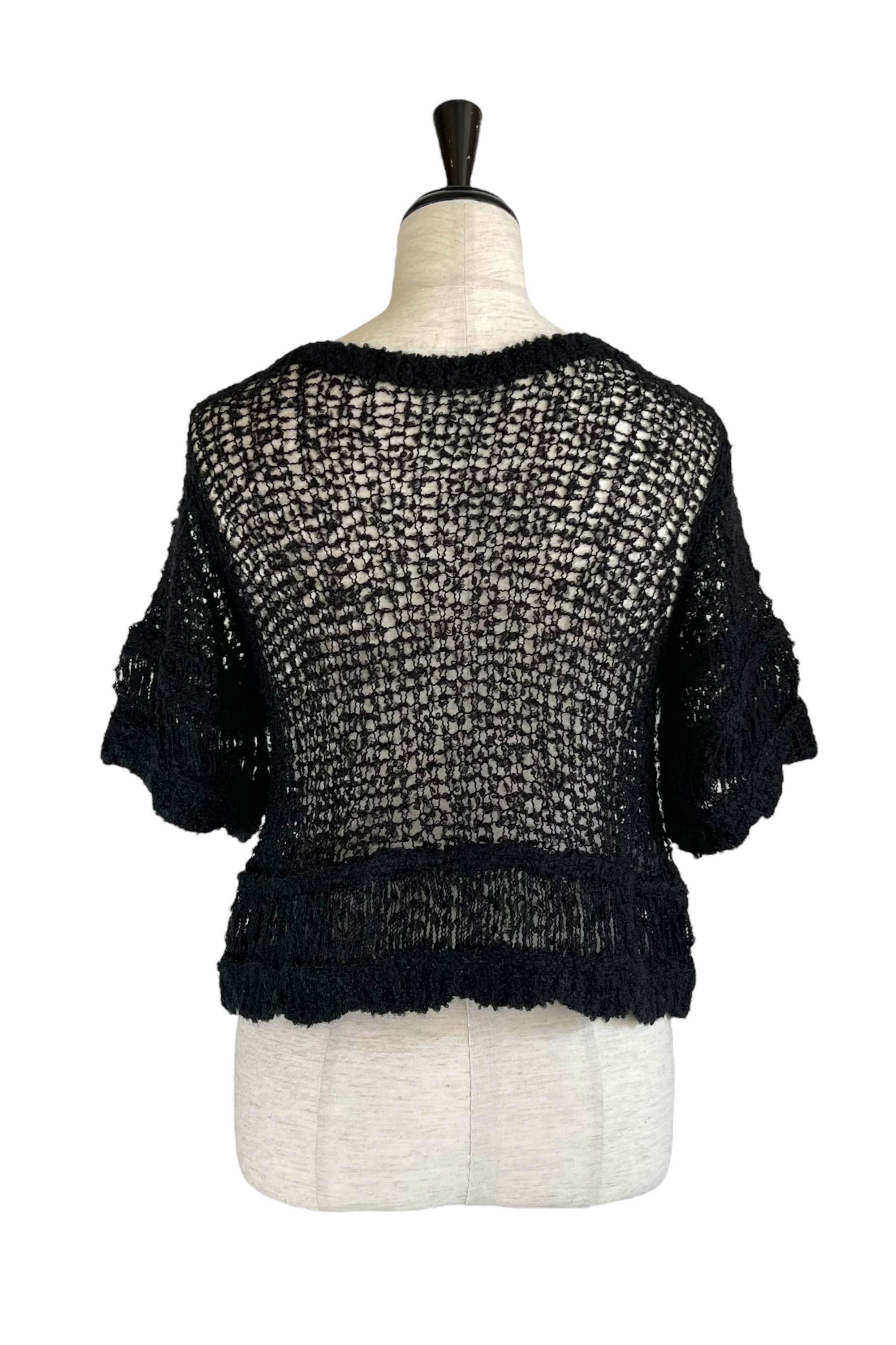 Malymoon ニットトップレザーグロスウルフ HOLE SLEEVE KNIT｜TOPS(トップス)｜MANOF OFFICIAL ONLINE STORE