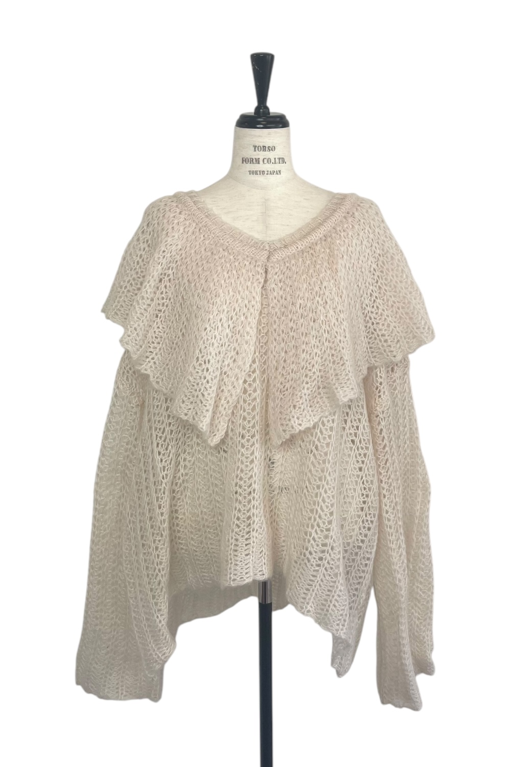 HONEY MI HONEY｜フリルカラークロシェニット｜華やかでふんわり可愛い