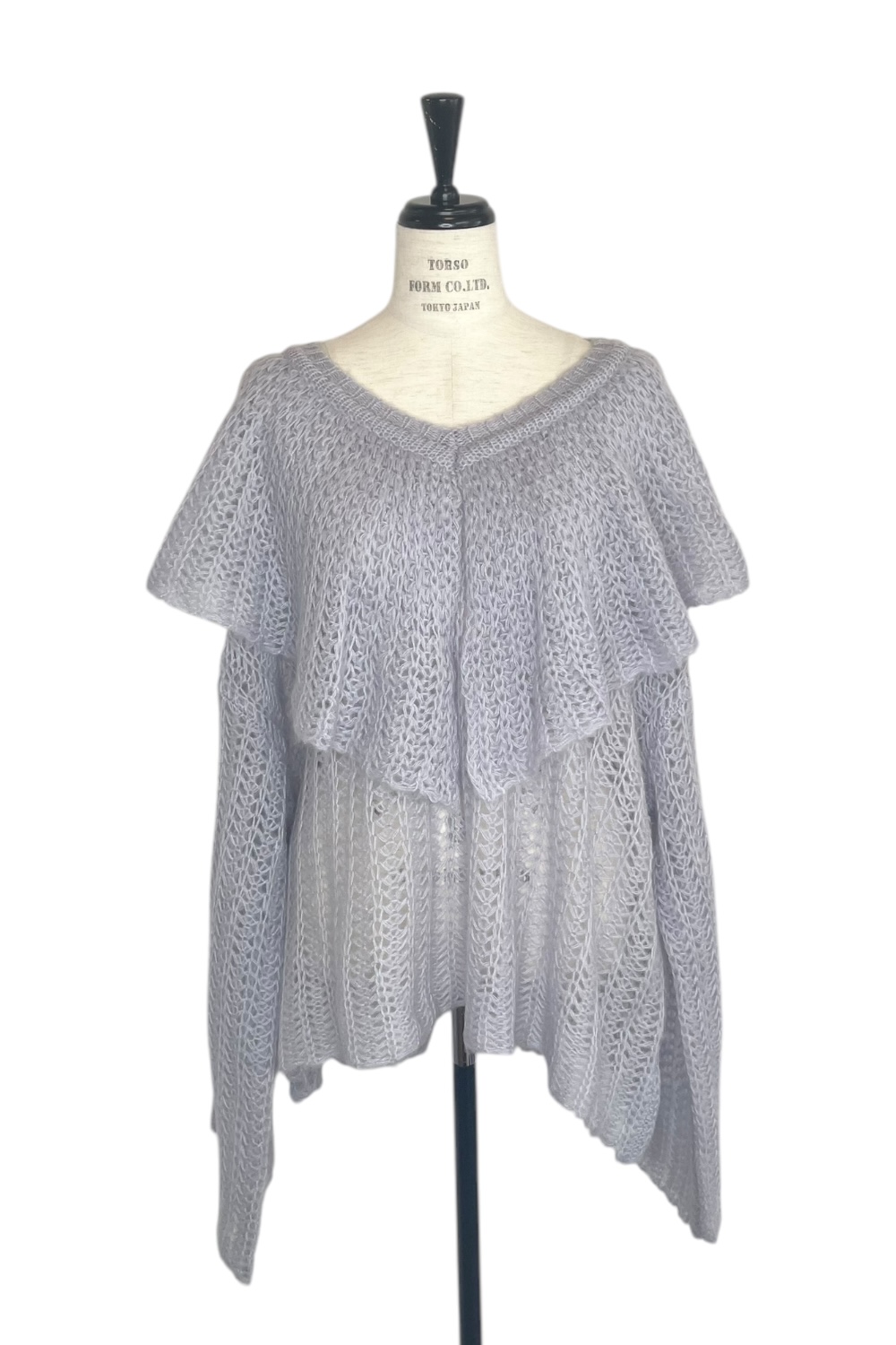 HONEY MI HONEY｜フリルカラークロシェニット｜華やかでふんわり可愛い