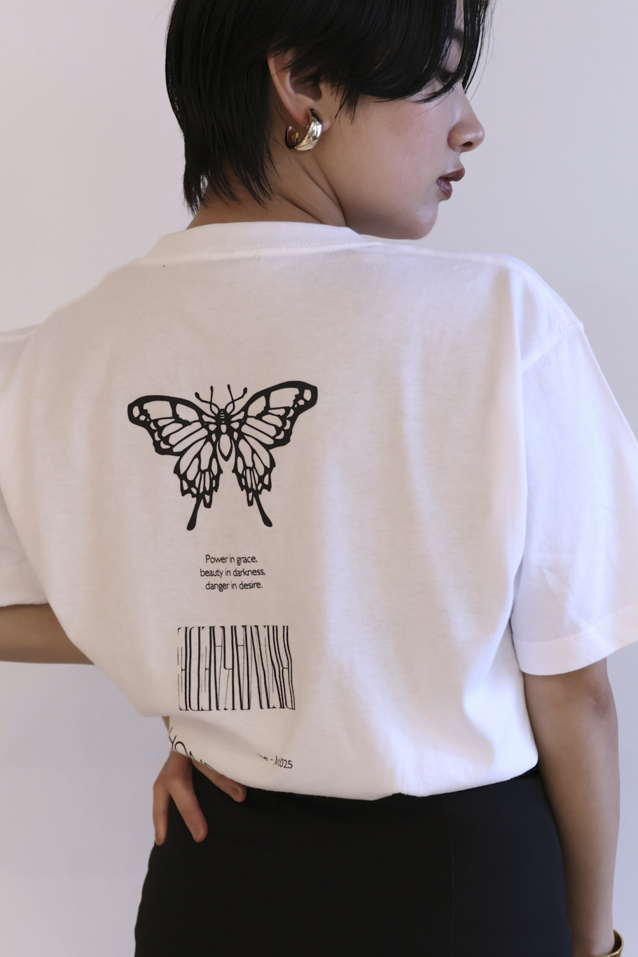【HONEY MI HONEY】iriyama kaede collab butterfly T-shirt