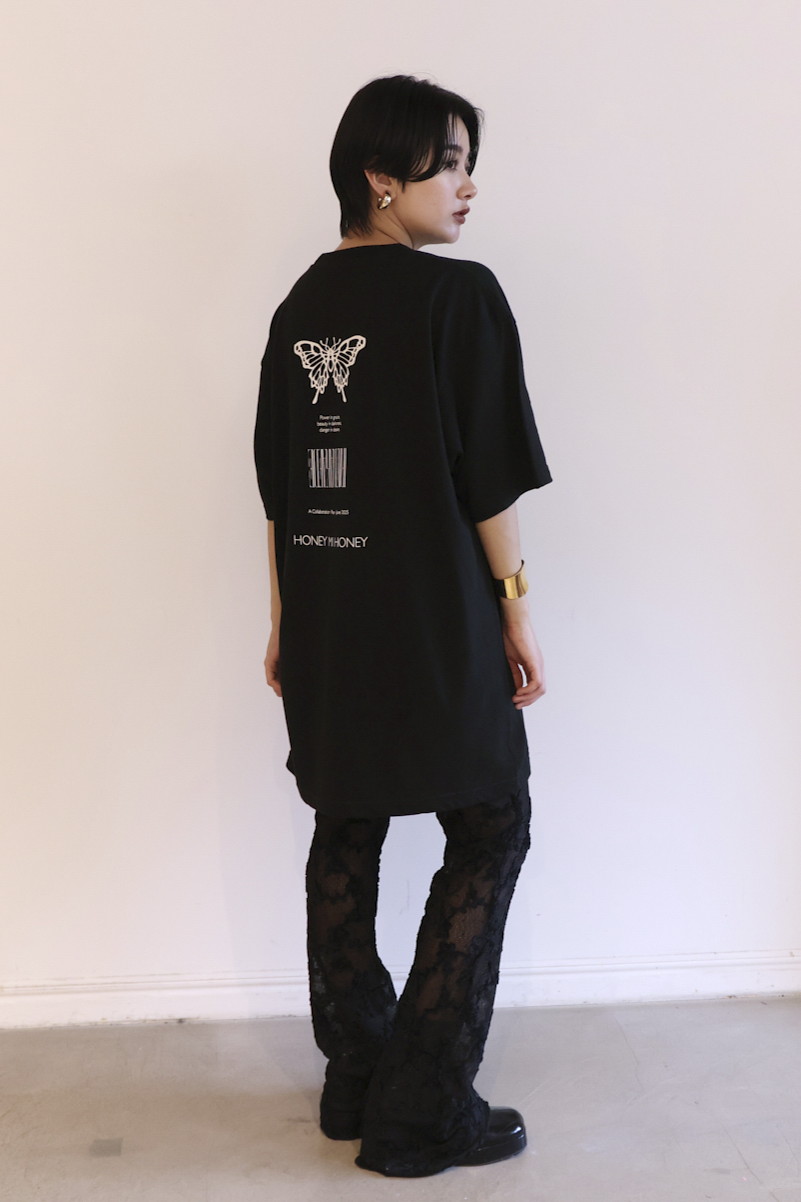 HONEY MI HONEY｜molle embroidery lace flare pants