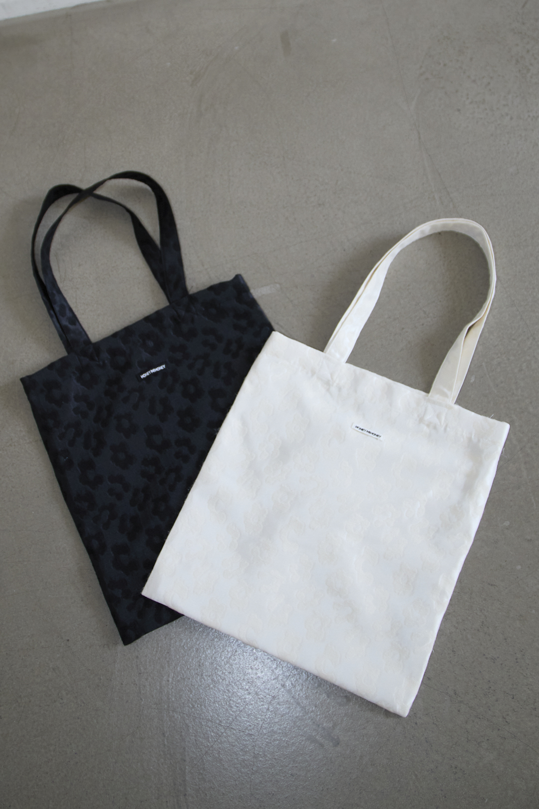ハニーミーハニー バッグ flower jacquard tote bag