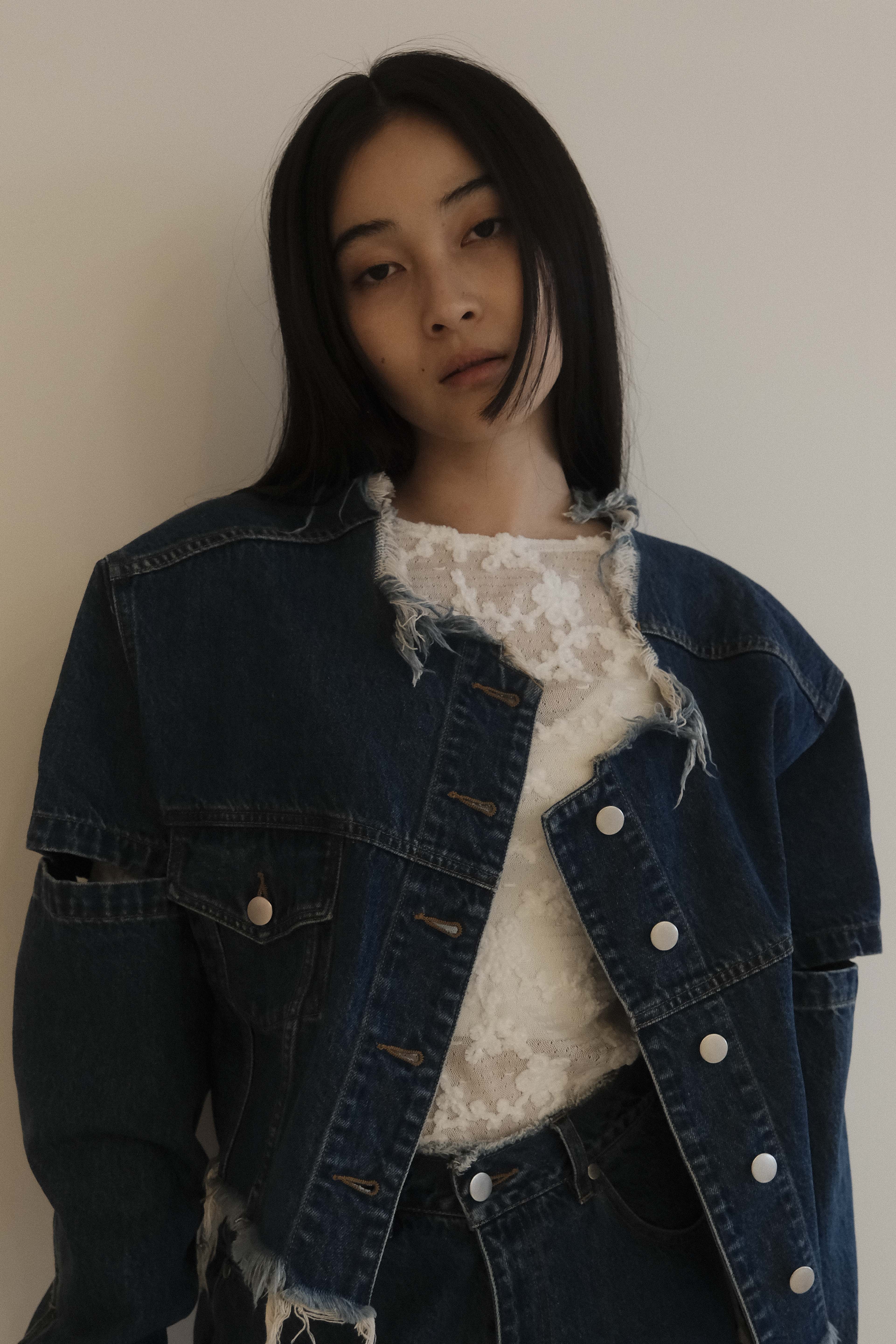 HONEY MI HONEY｜3wayスリットデニムジャケット｜モード感溢れる