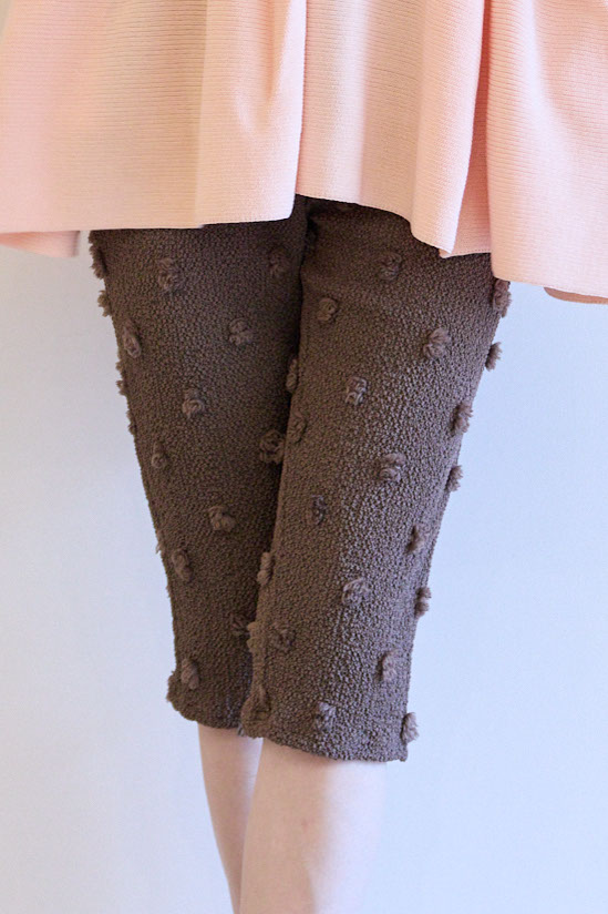 HONEY MI HONEY｜dot sabrina pants｜立体ドットが映えるサブリナパンツ