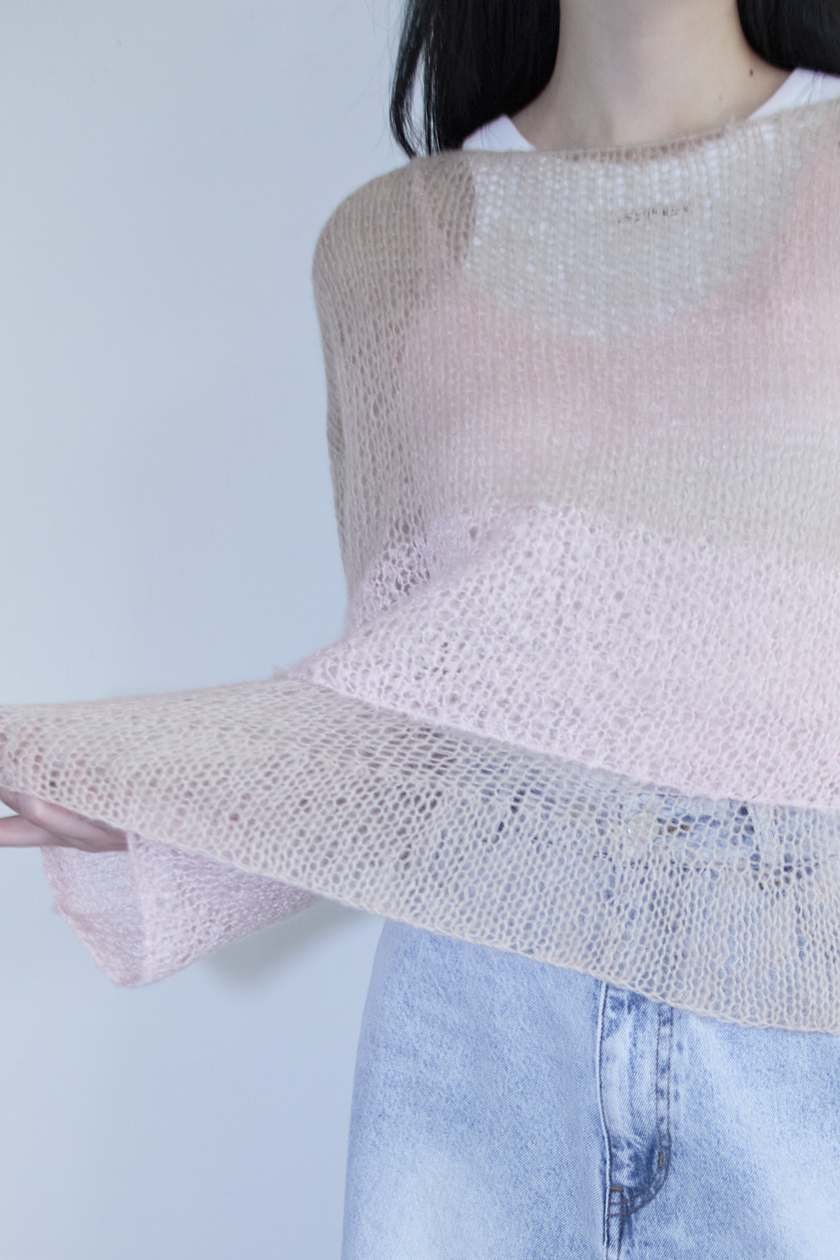 キャミソール HONEY MI HONEY crochet border camisole HONEY MI HONEY｜クロシェボーダーキャミソール｜涼しげな鍵編み