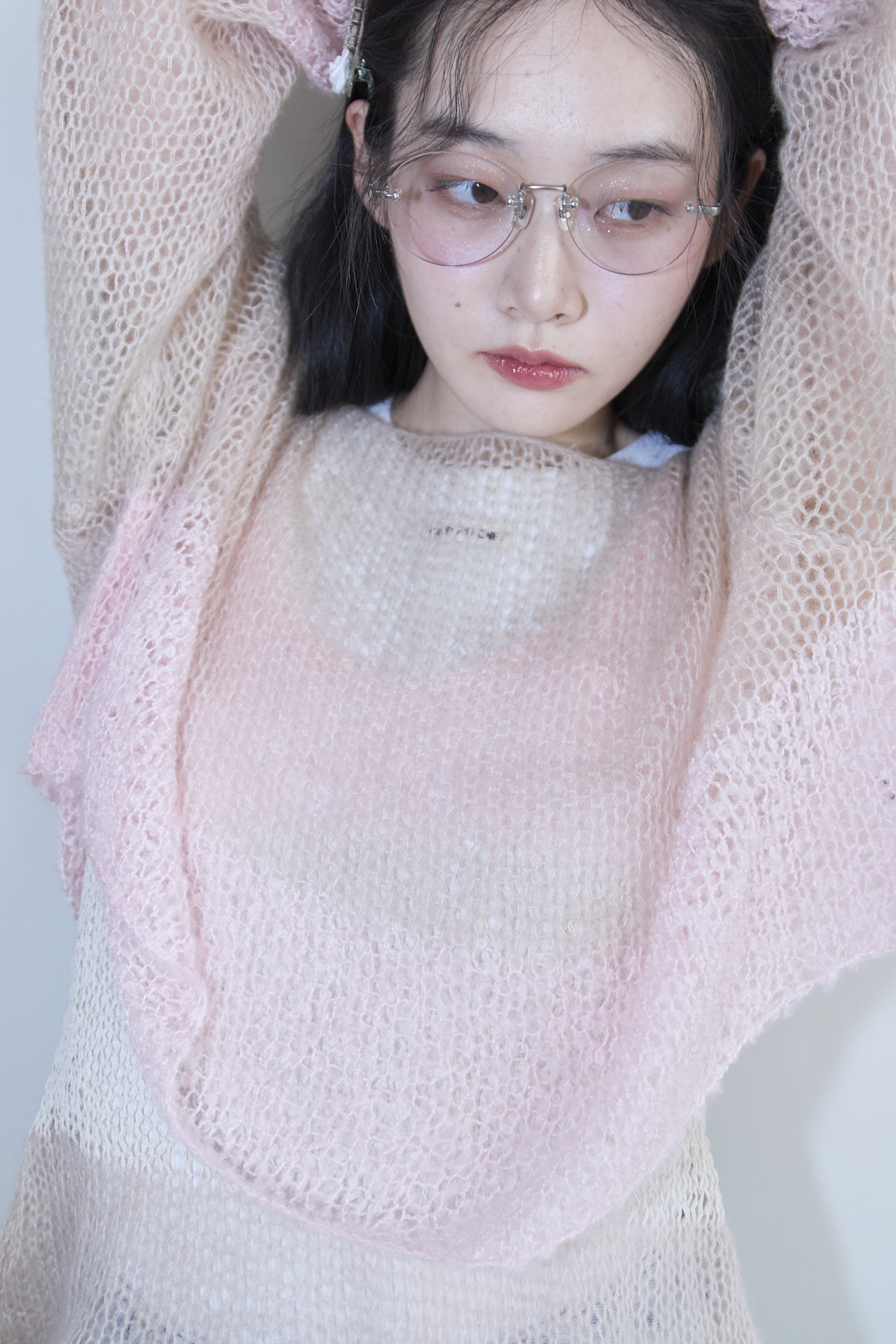 【新品未使用】SHISHIKUI mix knitキャミソール I-SOOK（アイスー） キャミソール キャミソールニットビスチェ(chiica