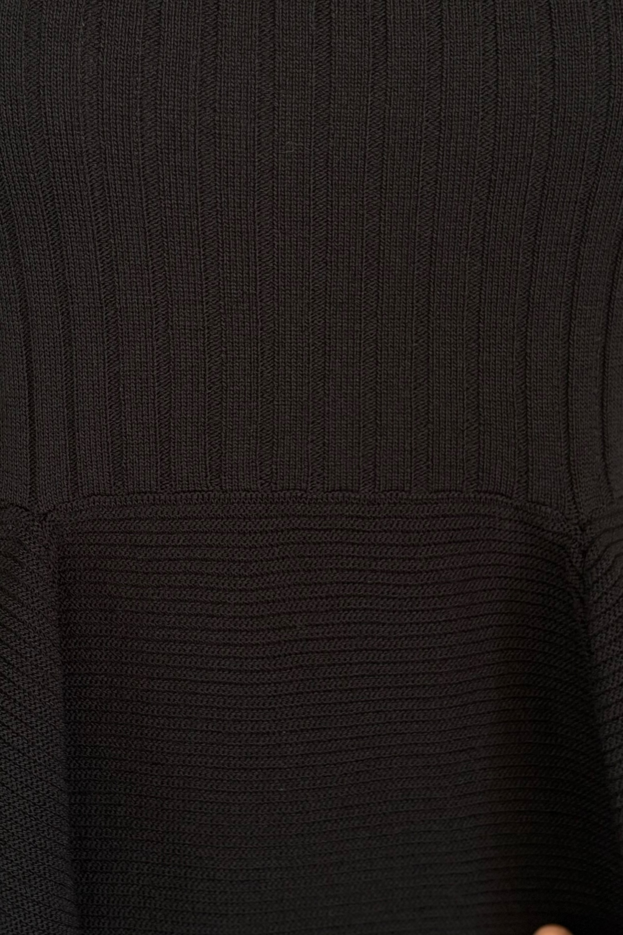HONEY MI HONEY｜boat neck rib knit tunic｜上品ボートネックの