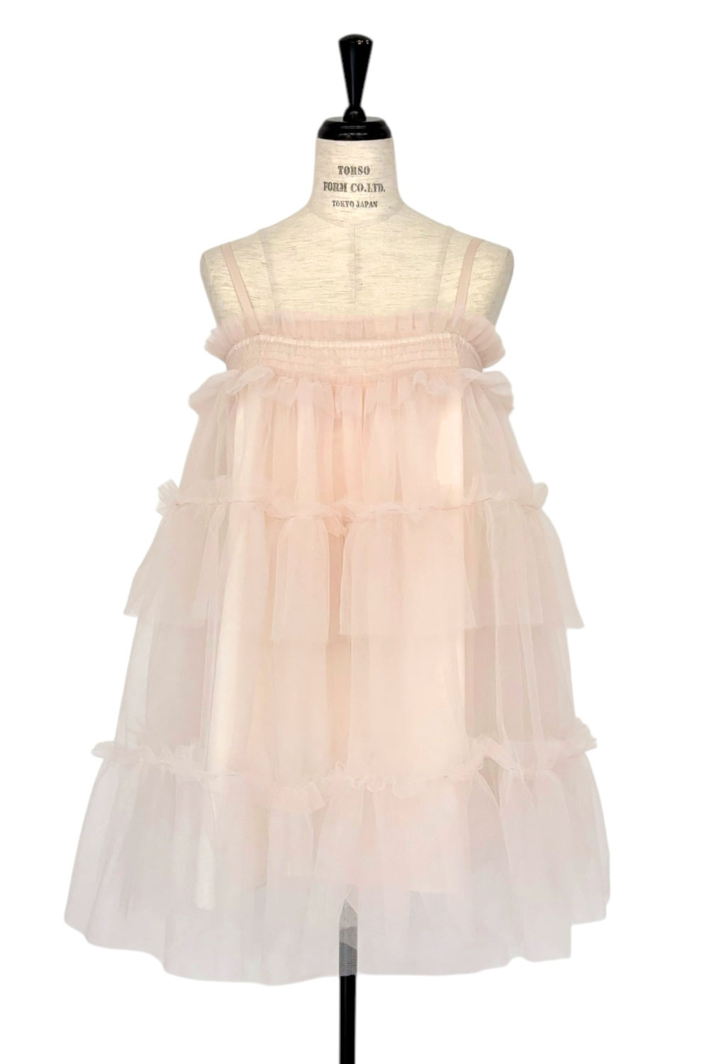 HONEY MI HONEY｜tulle tiered tunic camisole