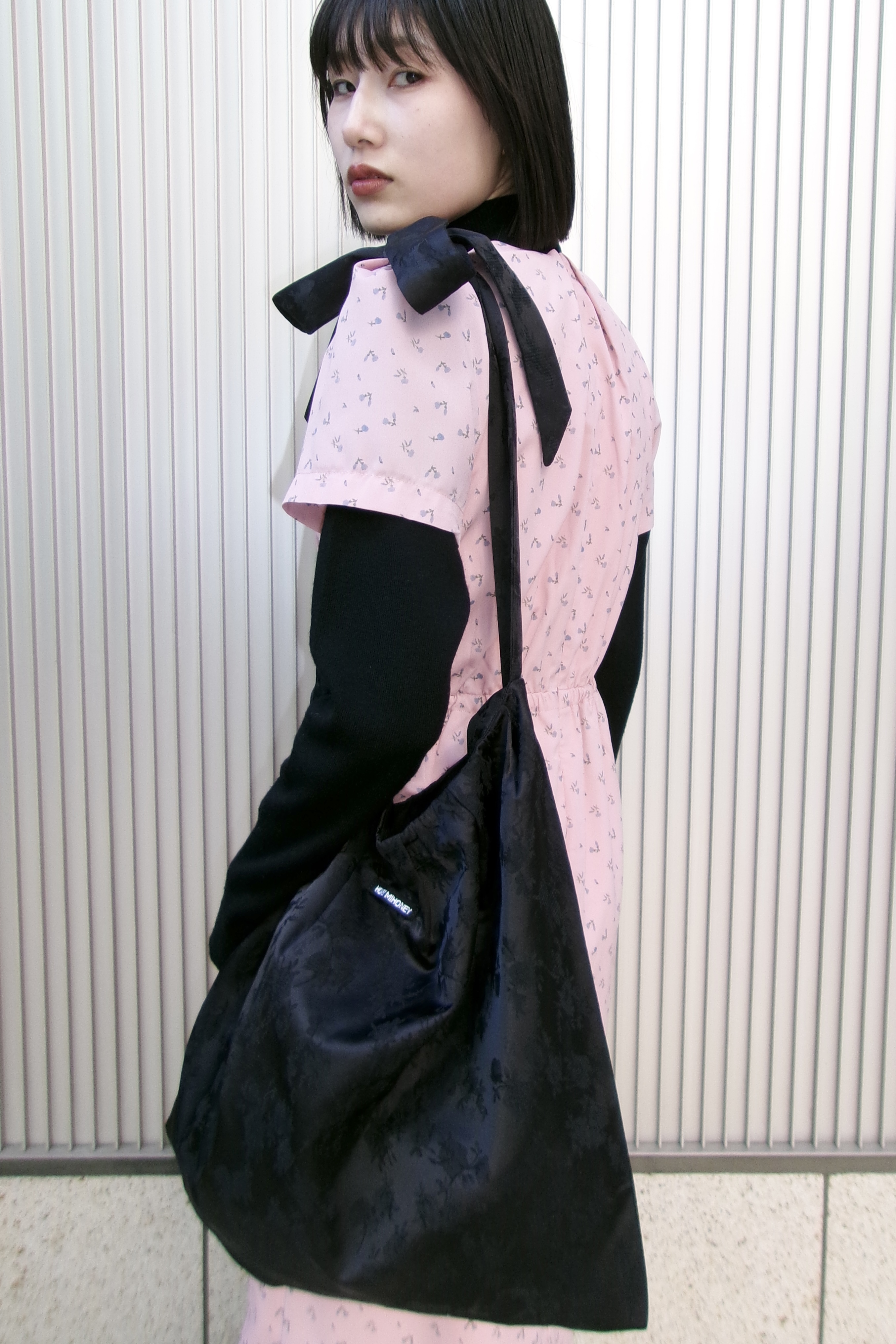 ハニーミーハニー♡リボン2wayバッグ HONEY MI HONEY｜rose satin ribbon tote bag