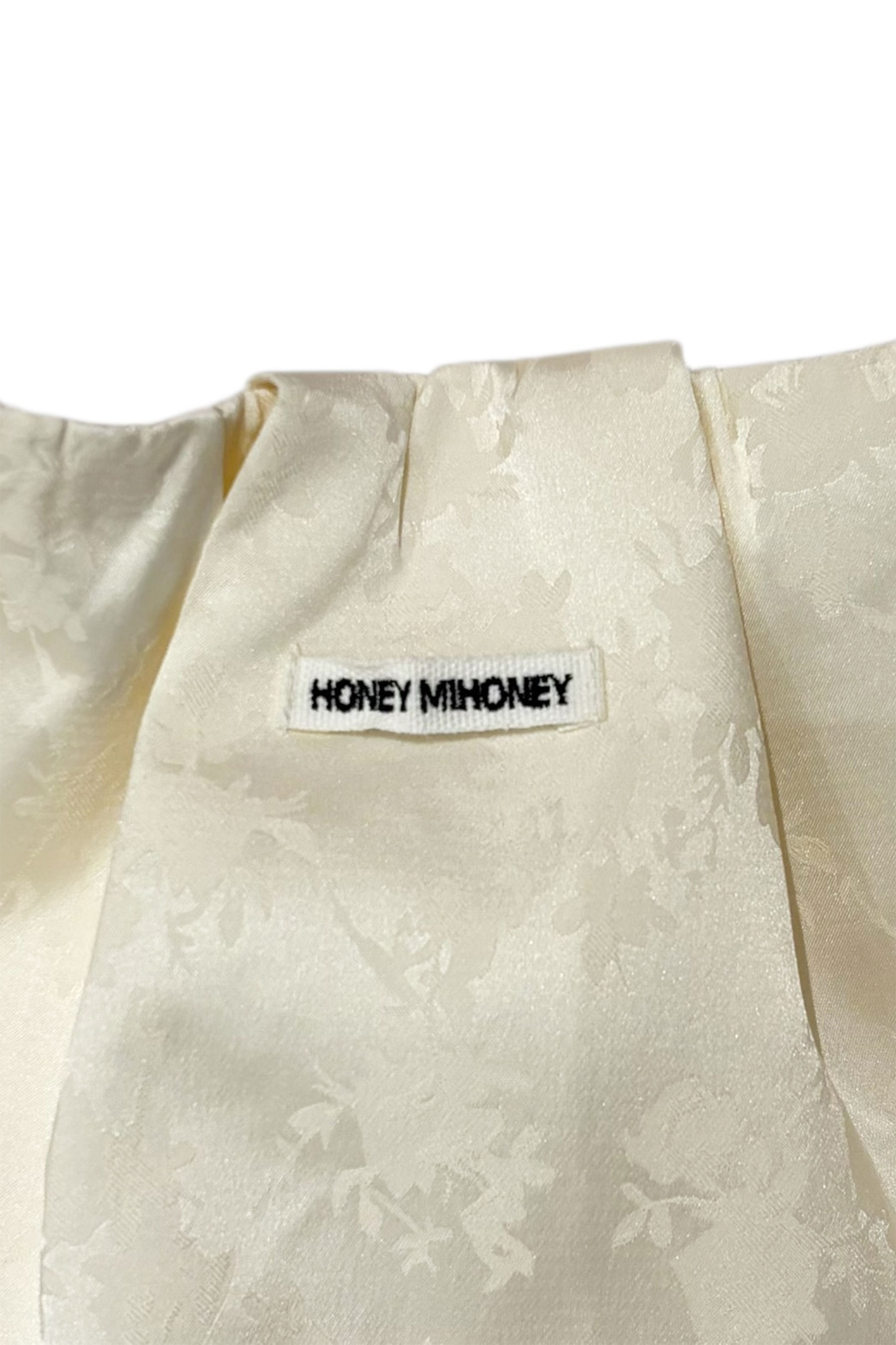 ハニーミーハニー 今期バックリボンカーデ新品 HONEY MI HONEY｜rose satin ribbon tote bag