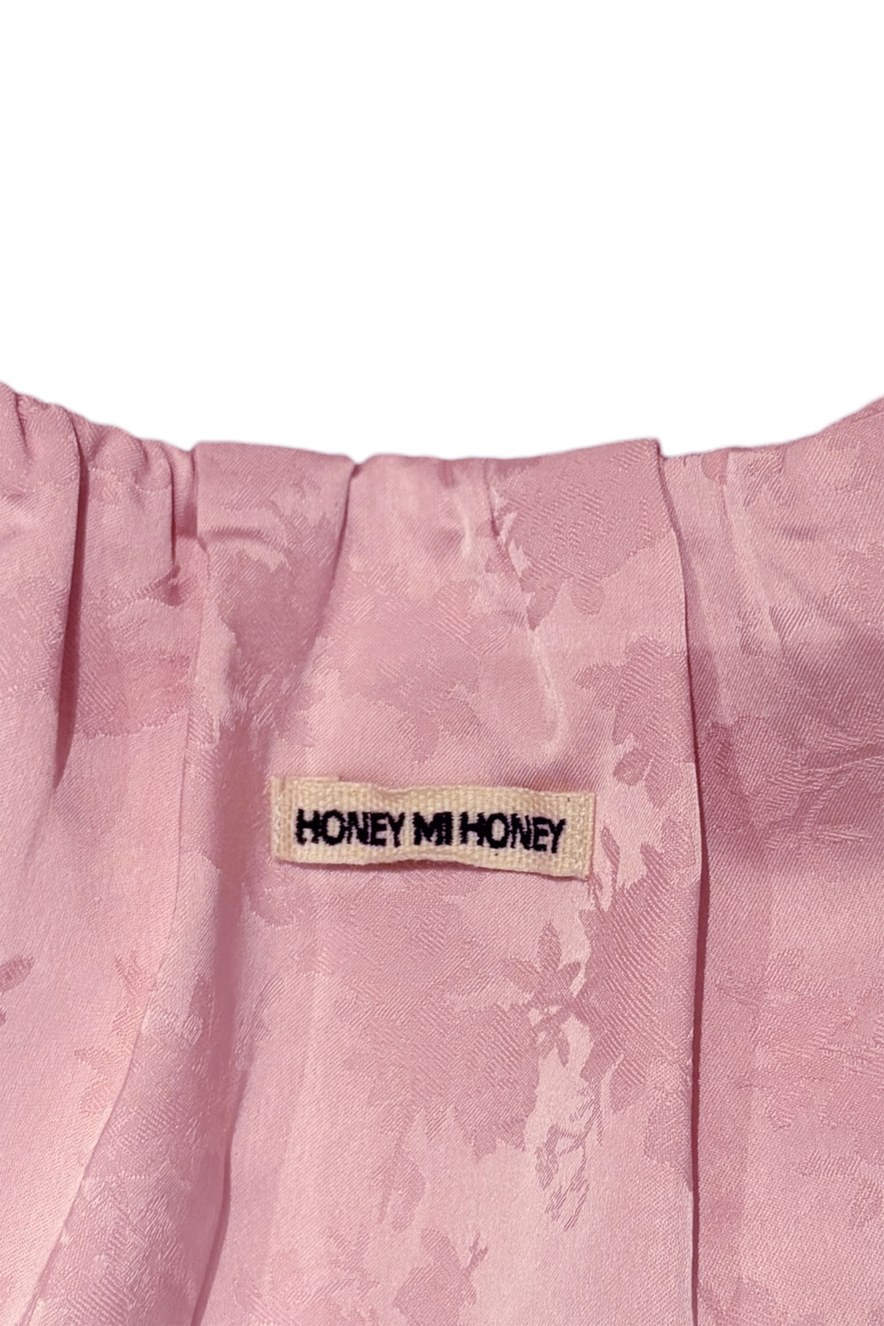 HONEY MI HONEY｜rose satin ribbon tote bag