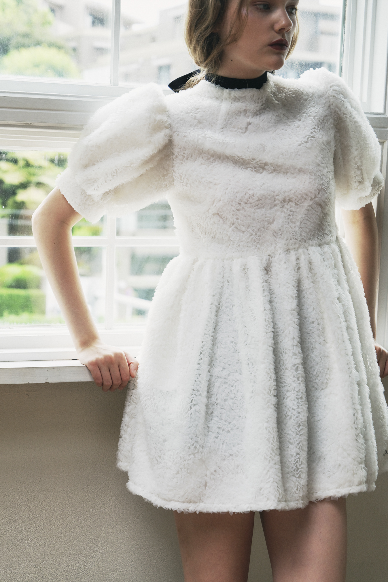 honey mi honey ハニーミーハニー チュールワンピース HONEY MI HONEY ハニーミーハニー｜チュールパフスリーブワンピース