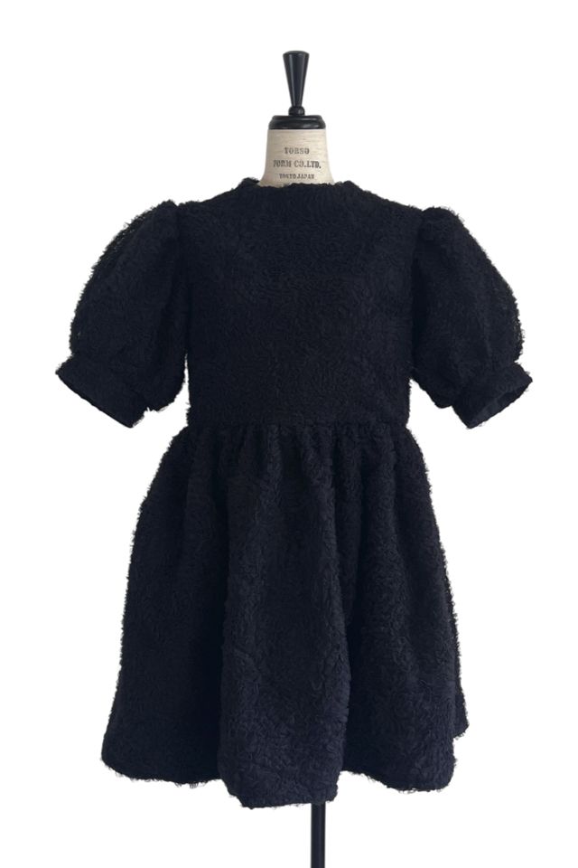 HONEY MI HONEY チュールパフスリーブチュニックワンピース HONEY MI HONEY ハニーミーハニー｜チュールパフスリーブワンピース