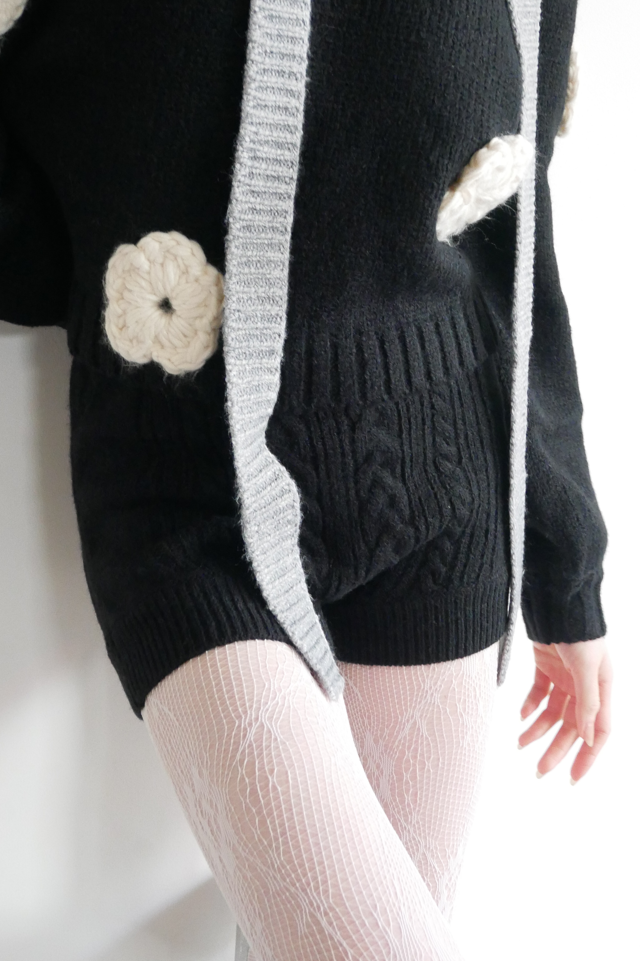 ハニーミーハニー ショートニット HONEY MI HONEY｜ケーブルニットショートパンツ｜大人可愛い冬ボトム