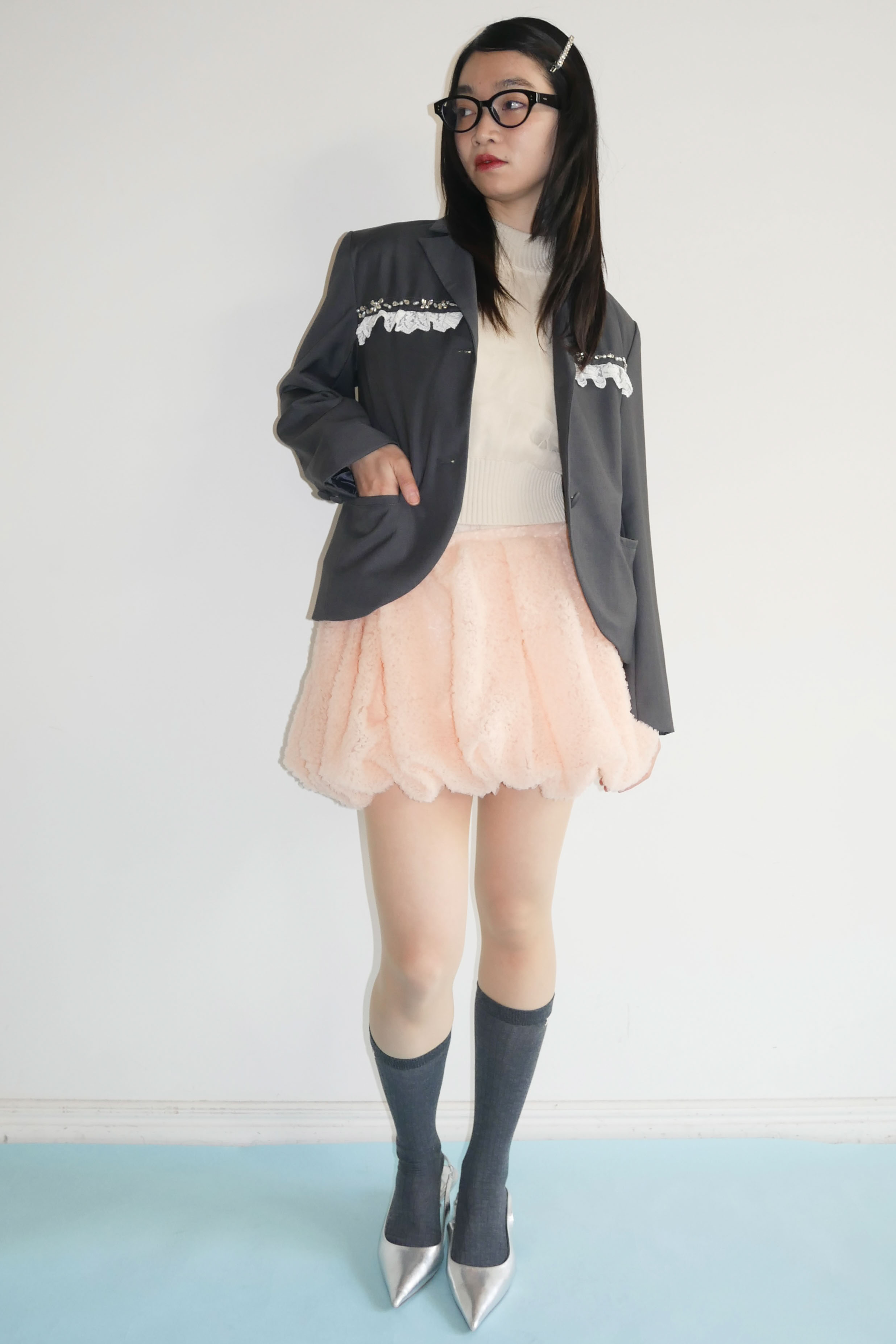 HONEY MI HONEY ハニーミーハニー｜チュールミニスカート｜バルーン