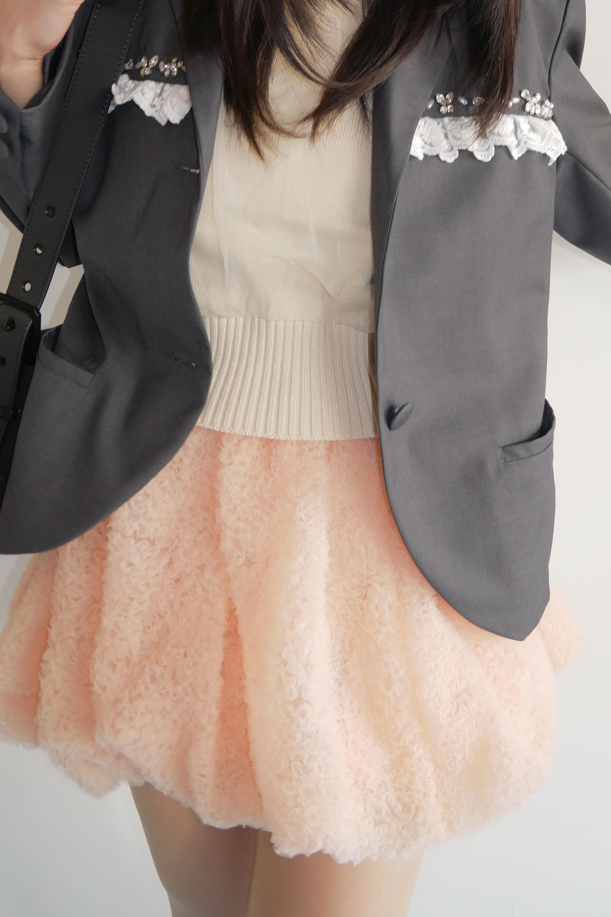 HONEY MI HONEY ハニーミーハニー｜チュールミニスカート｜バルーン