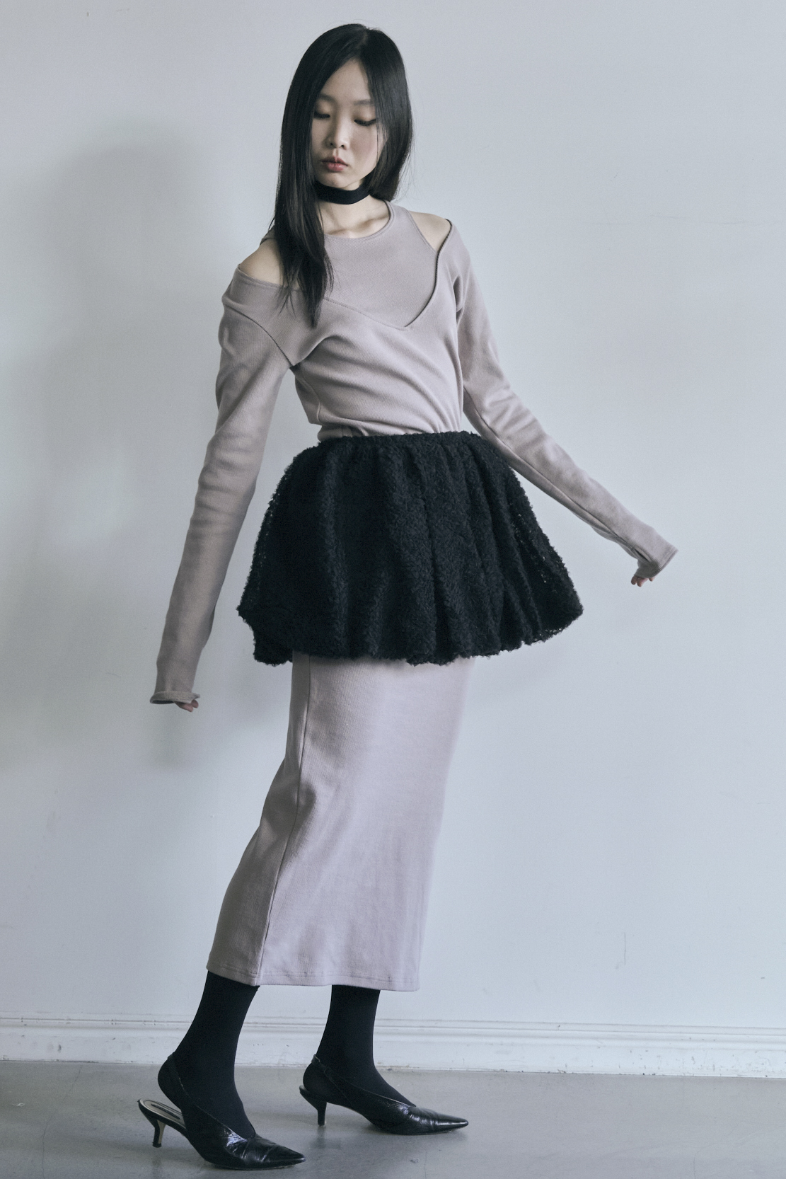 HONEY MI HONEY ハニーミーハニー｜チュールミニスカート｜バルーン