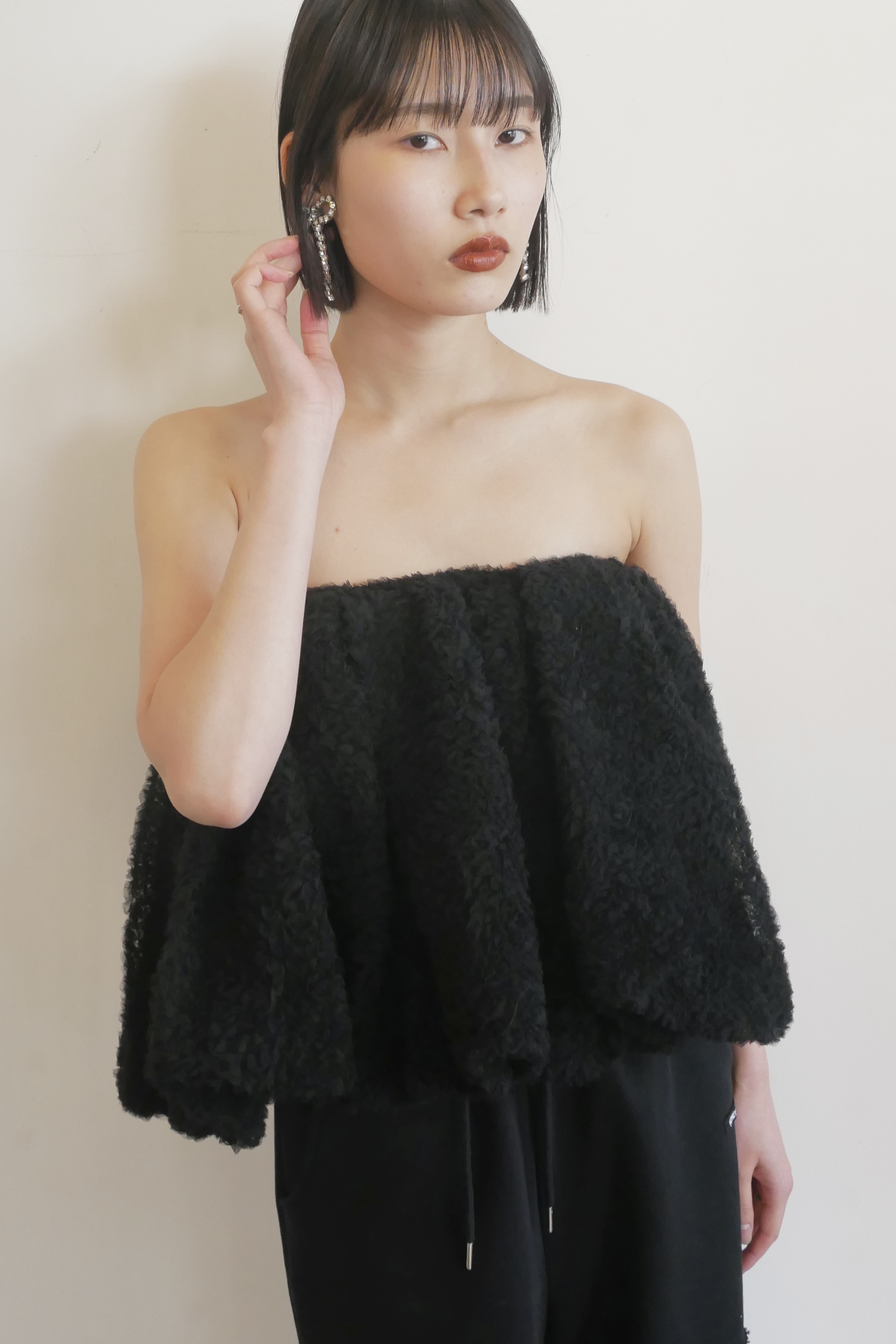 HONEY MI HONEY｜tulle puff balloon mini skirt