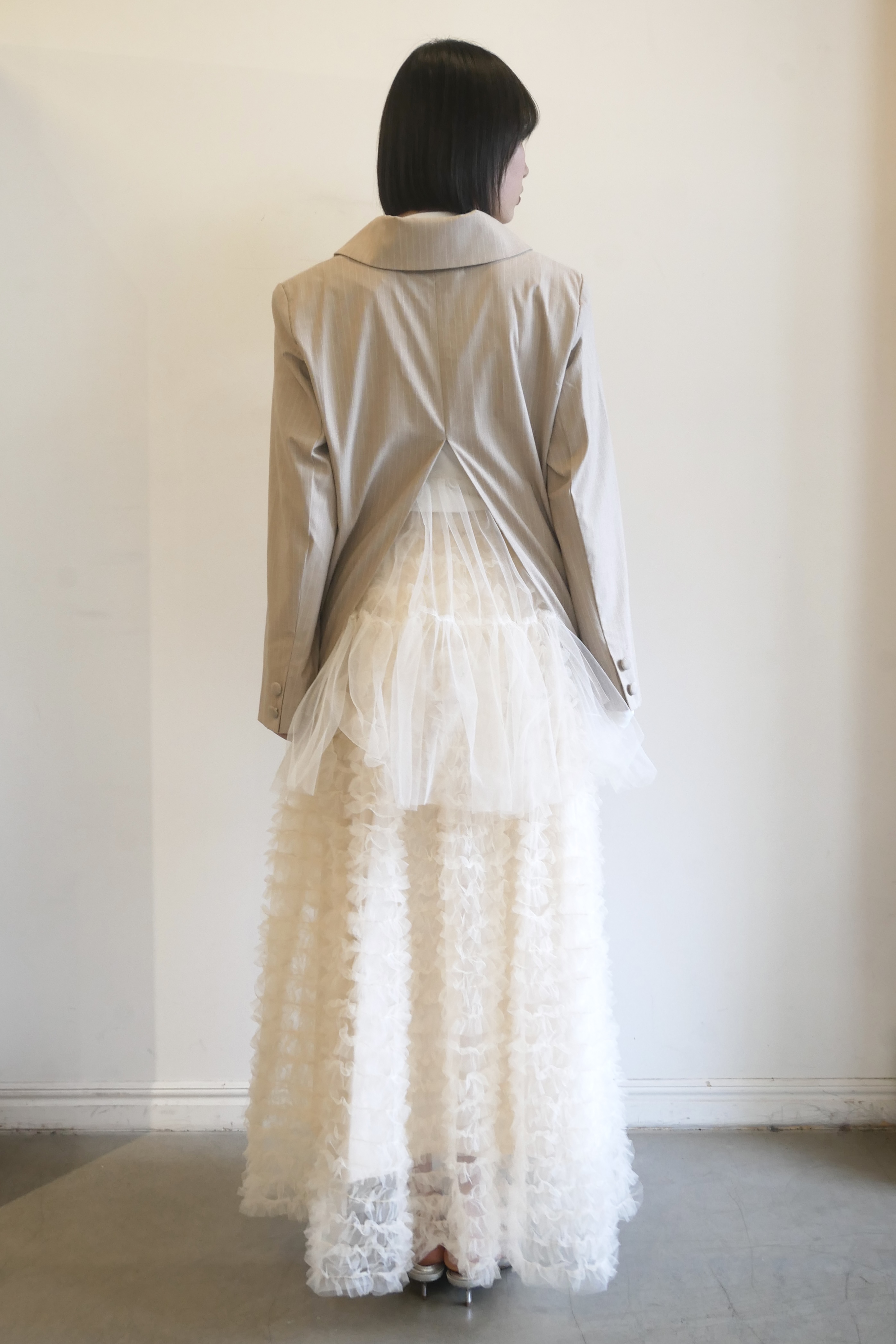 HONEY MI HONEY｜tulle tiered long skirt
