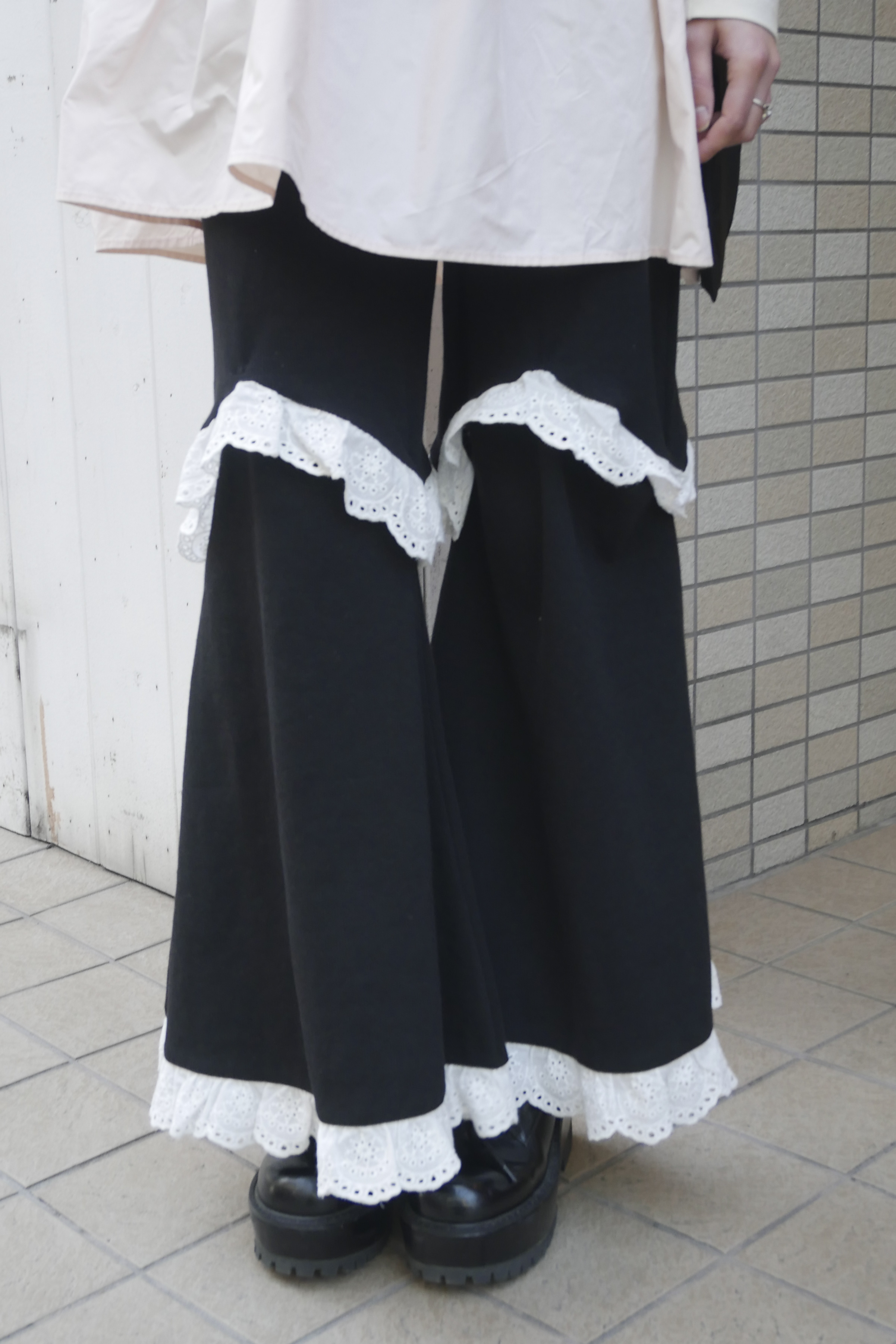 HONEY MI HONEY｜two-way rib flare pants