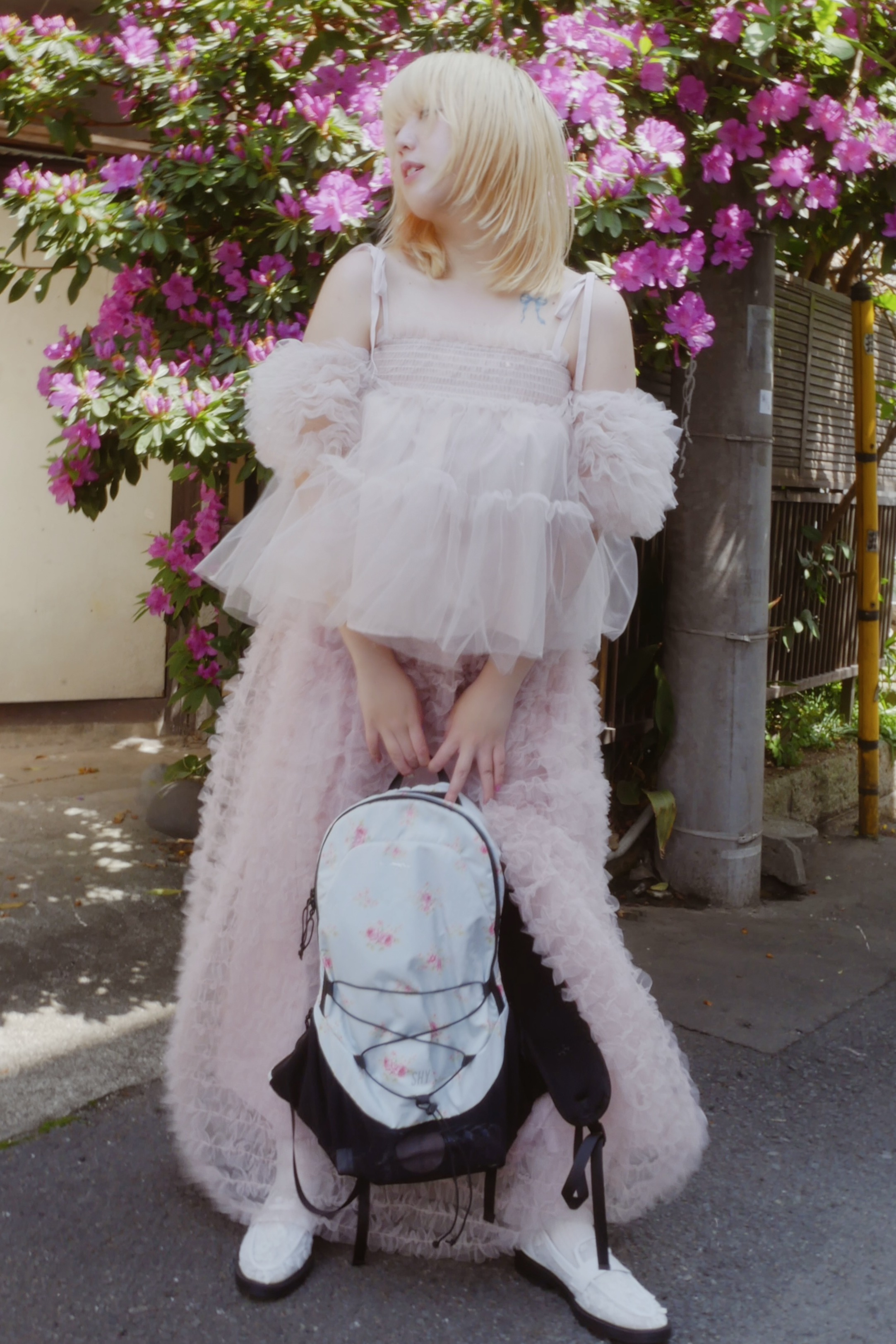 SHY】rose backpack HONEY.MALL