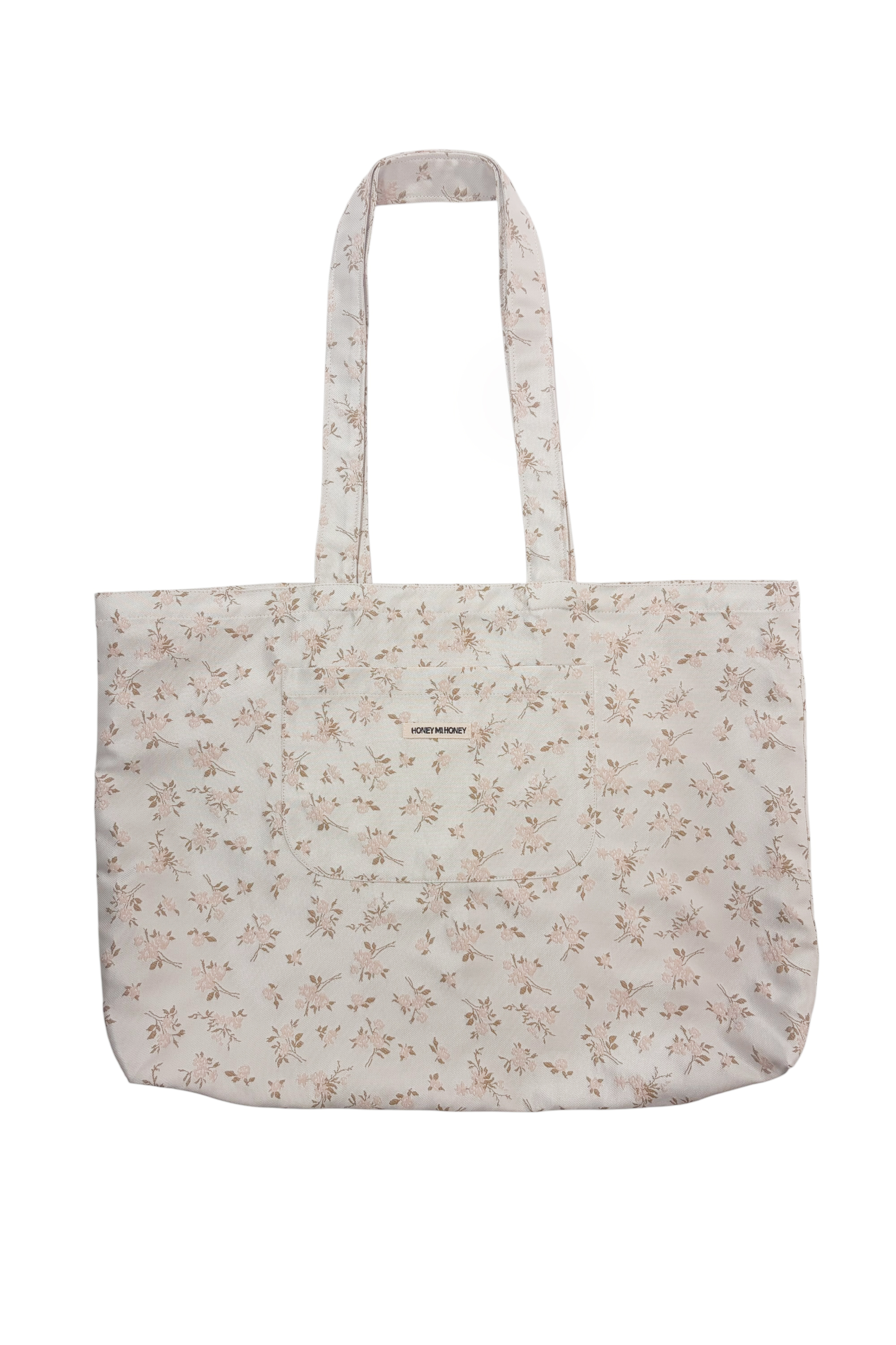 floral jacquard big tote bag | HONEY MI HONEY