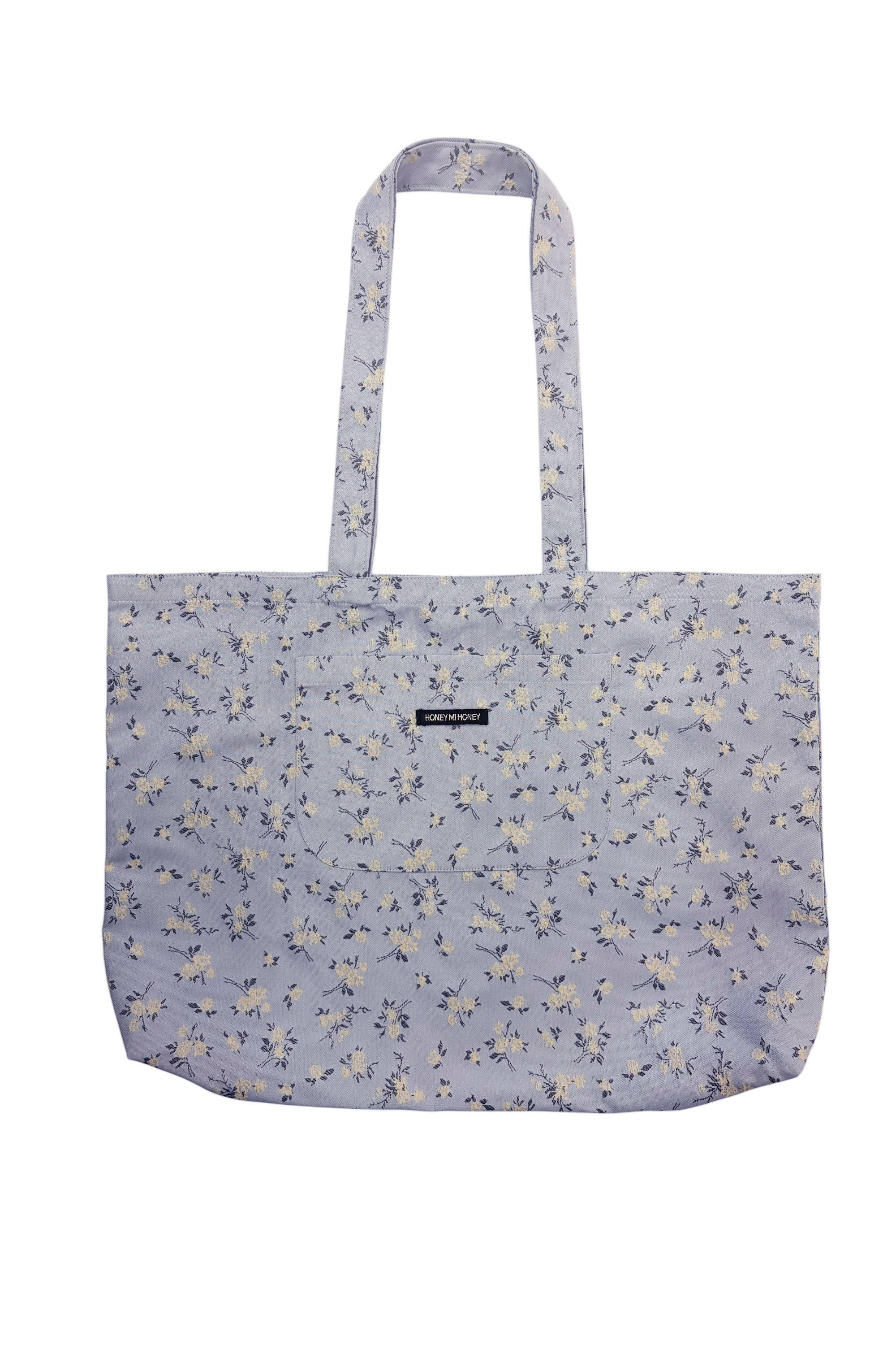 floral jacquard big tote bag | HONEY MI HONEY