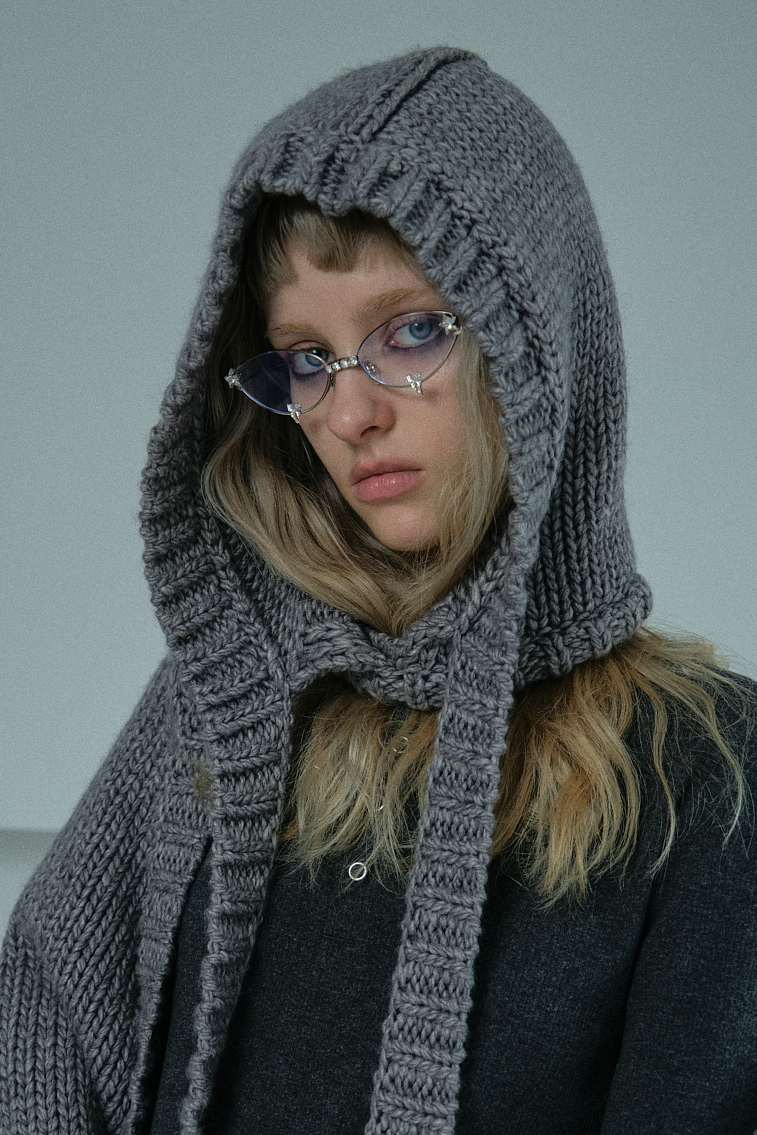 knit ribbon balaclava | HONEY MI HONEY