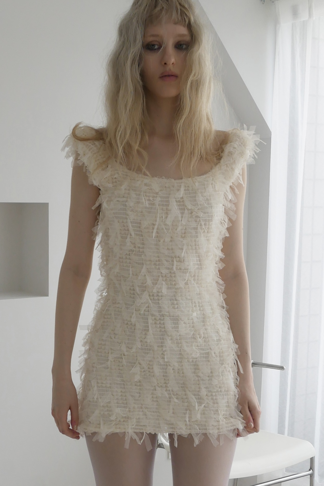 【HONEY MI HONEY】fringe tight mini one-piece