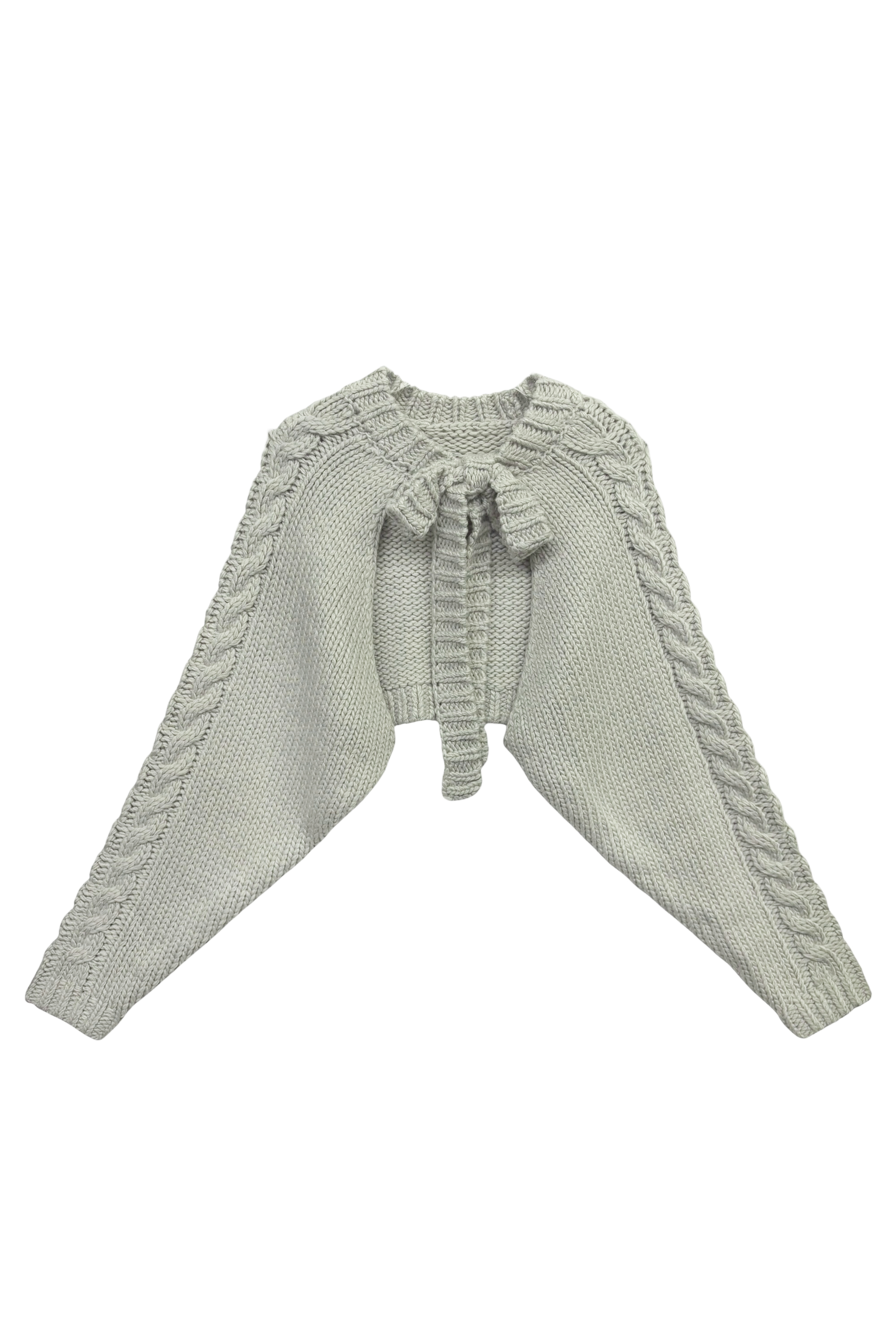 cable knit ribbon bolero | HONEY MI HONEY