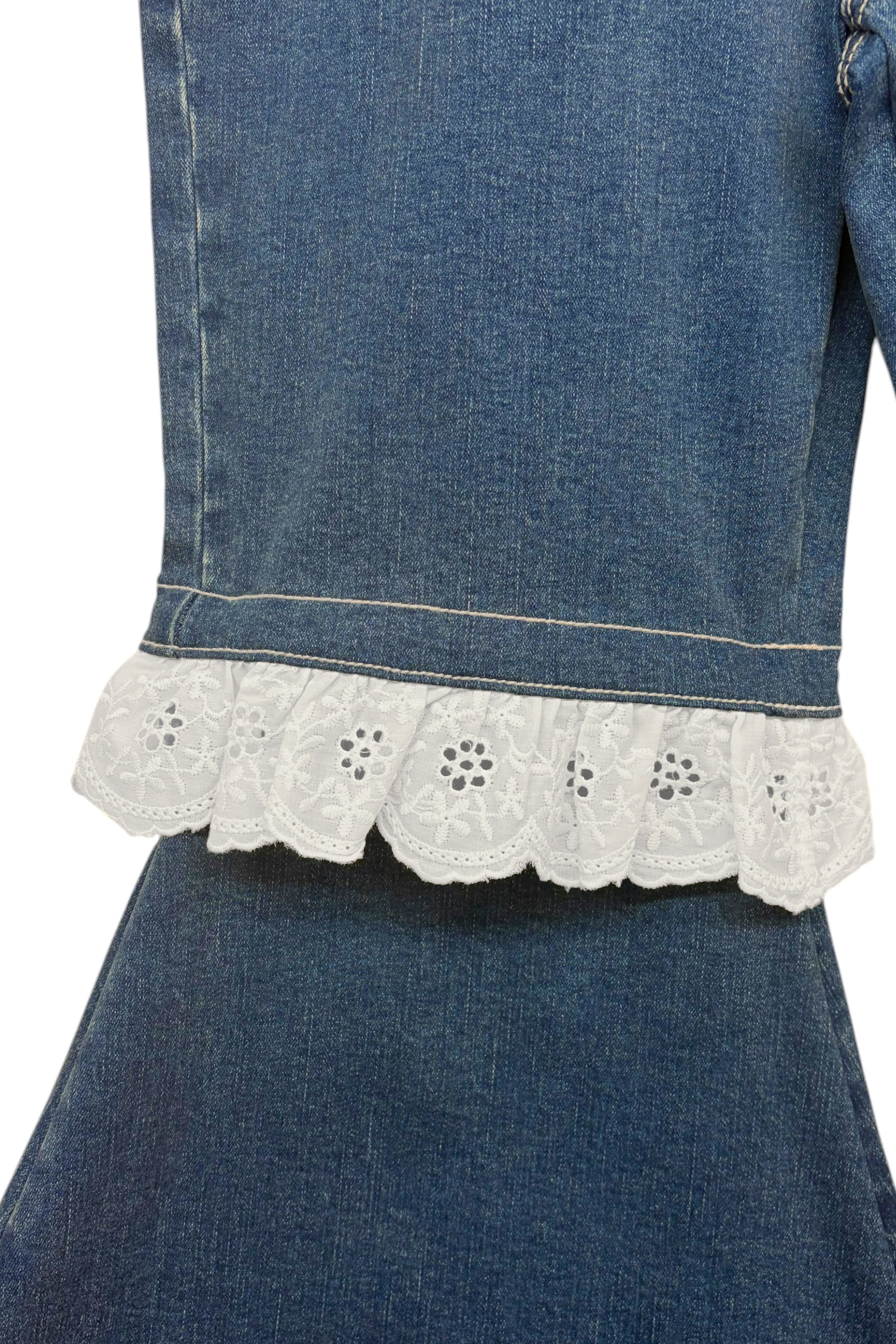 two-way denim flare pants | HONEY MI HONEY
