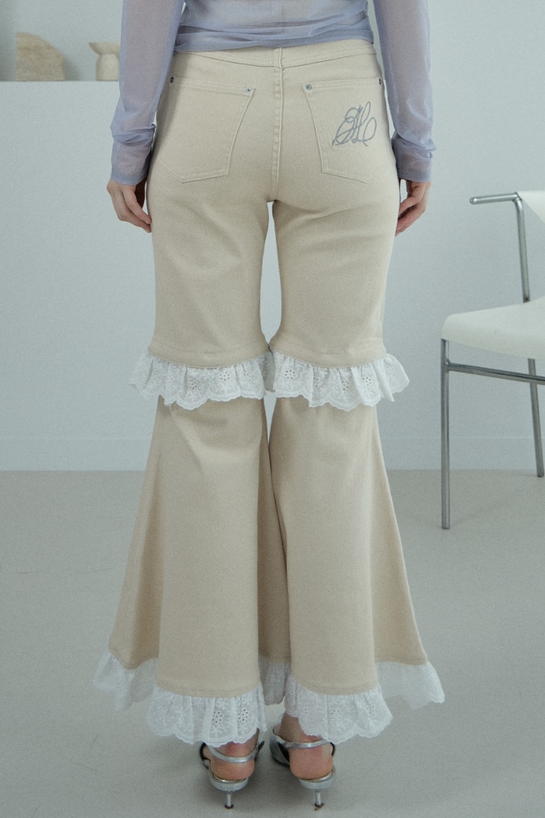 パンツ HONEY MI HONEY two-way denim flare pants two-way denim flare pants | HONEY MI HONEY
