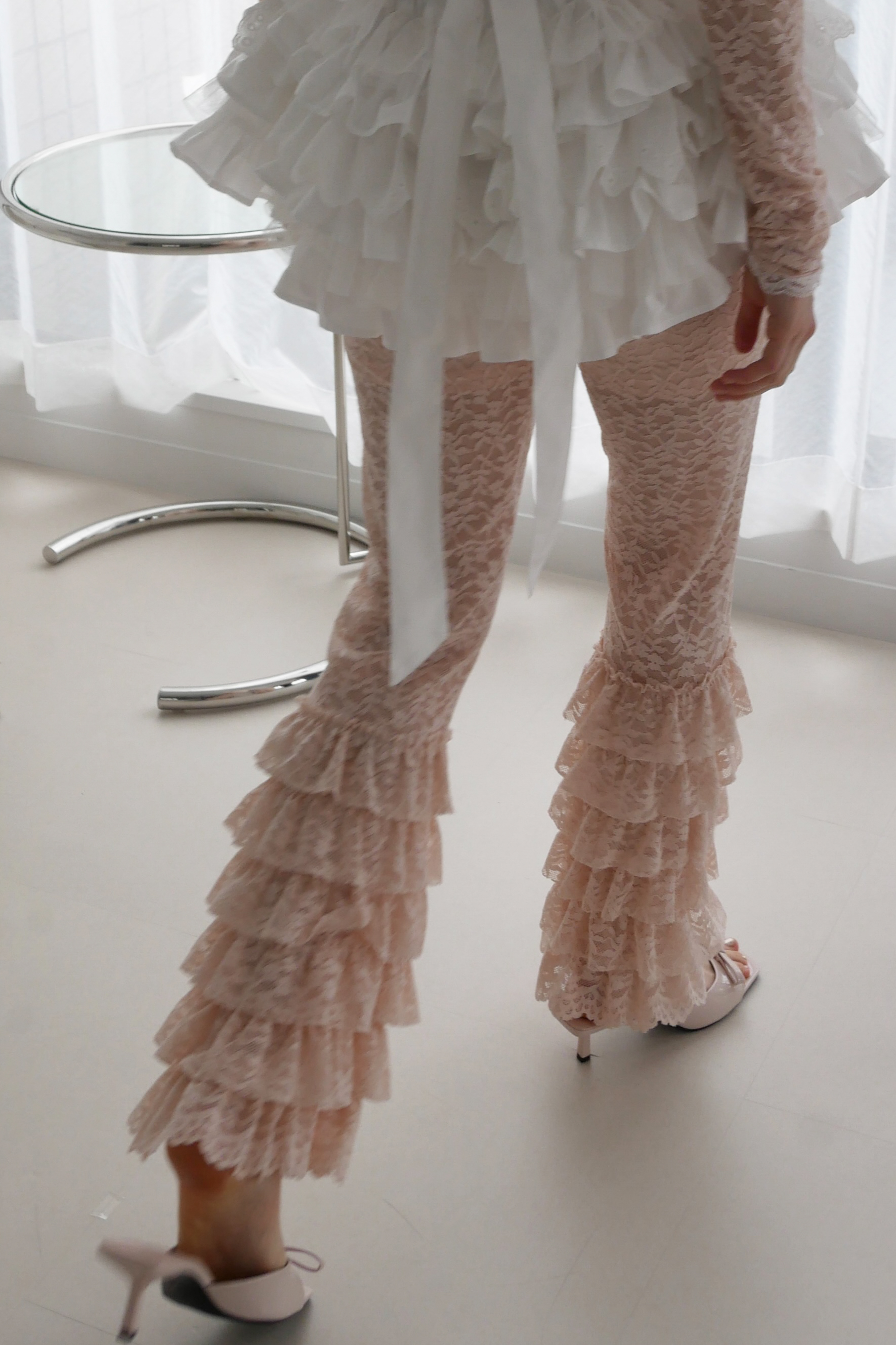 lace tiered frill flare pants | HONEY MI HONEY lace tiered frill flare pants | HONEY MI HONEY