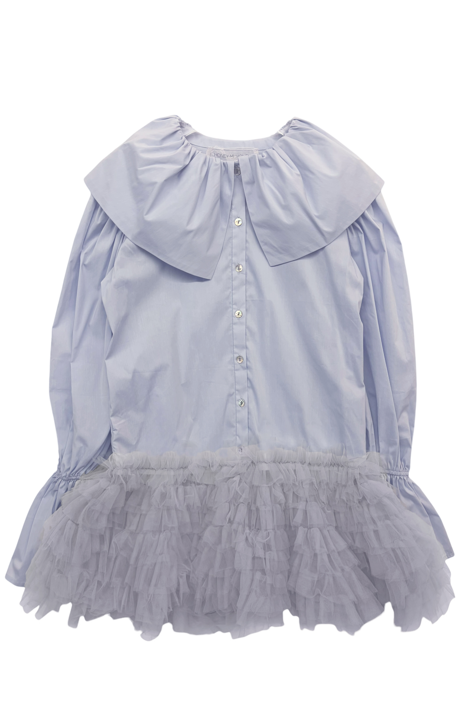 tulle peplum sailor blouse tunic | HONEY MI HONEY