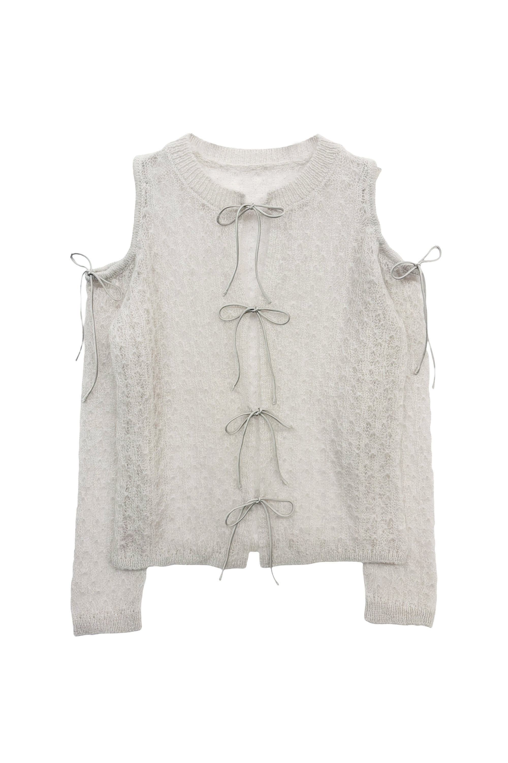sheer mohair ribbon tops | HONEY MI HONEY