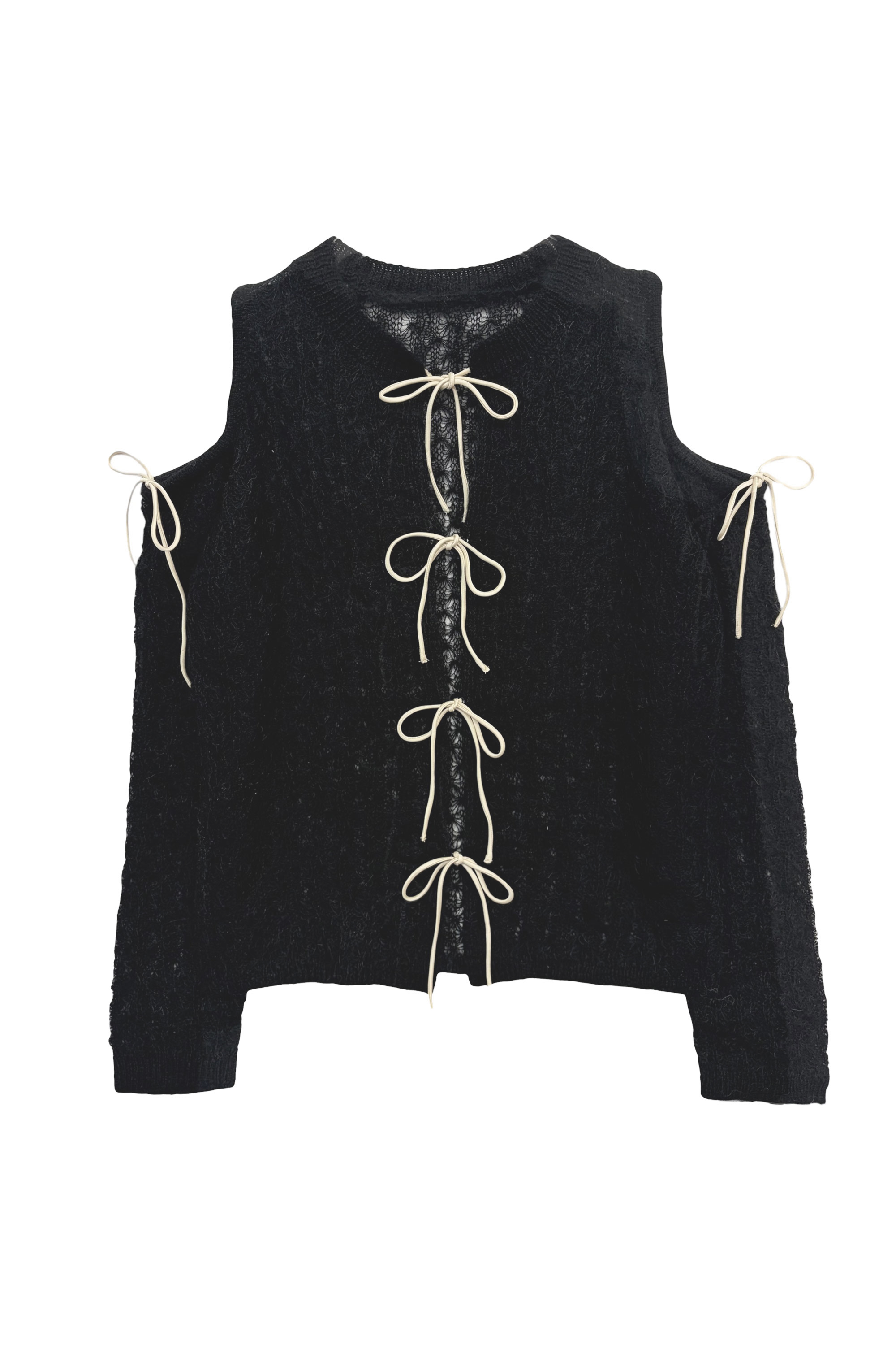sheer mohair ribbon tops | HONEY MI HONEY