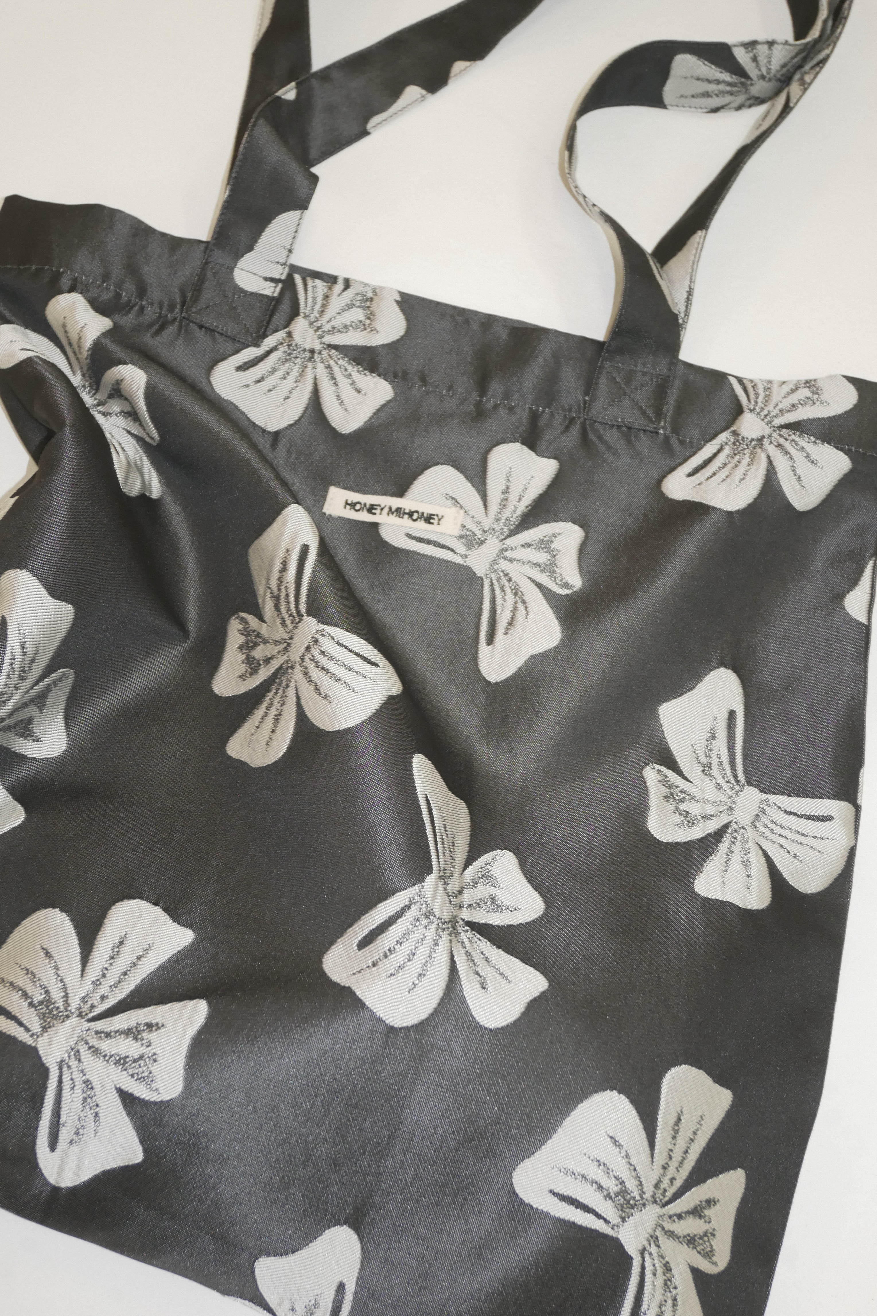 HONEY MI HONEY｜ribbon jacquard tote bag