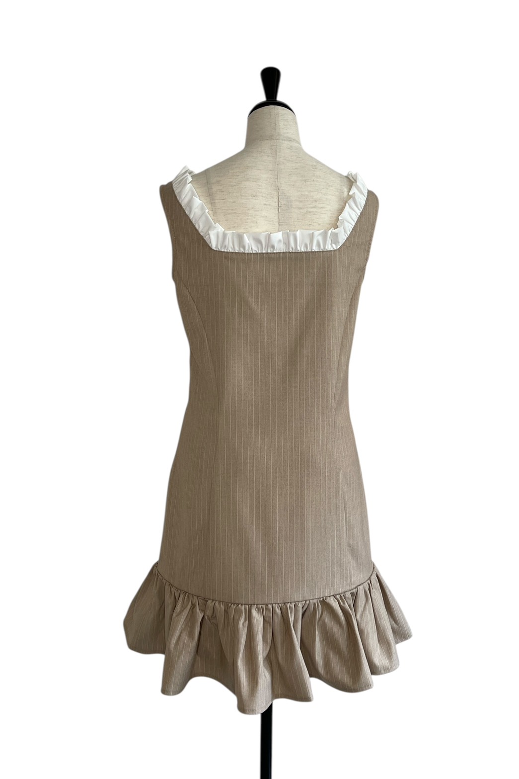 HONEY MI HONEY｜pinstripe ribbon mini one-piece